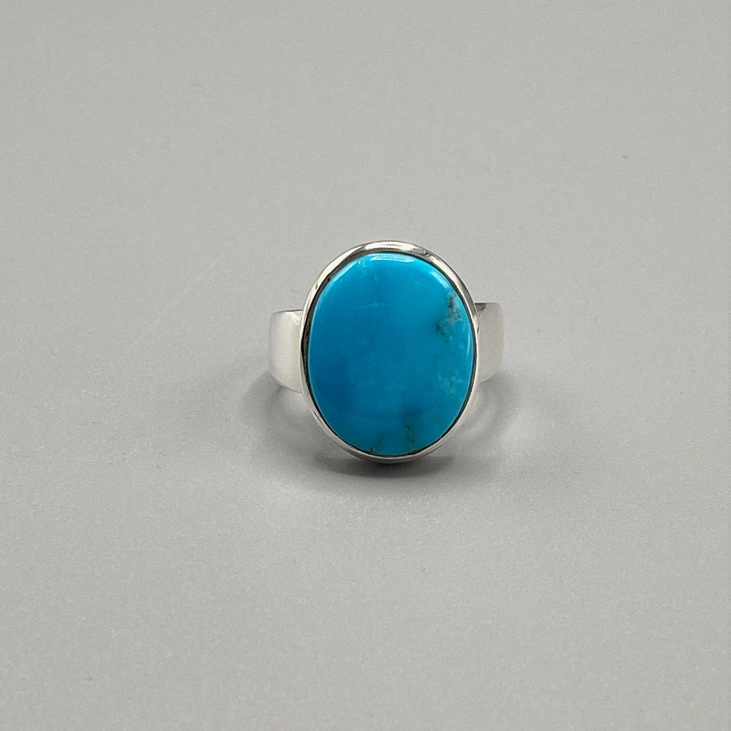 Buy Turquoise ring blue gemstone sterling silver jewelry online, ethically sourced at Mystic Earth Gems