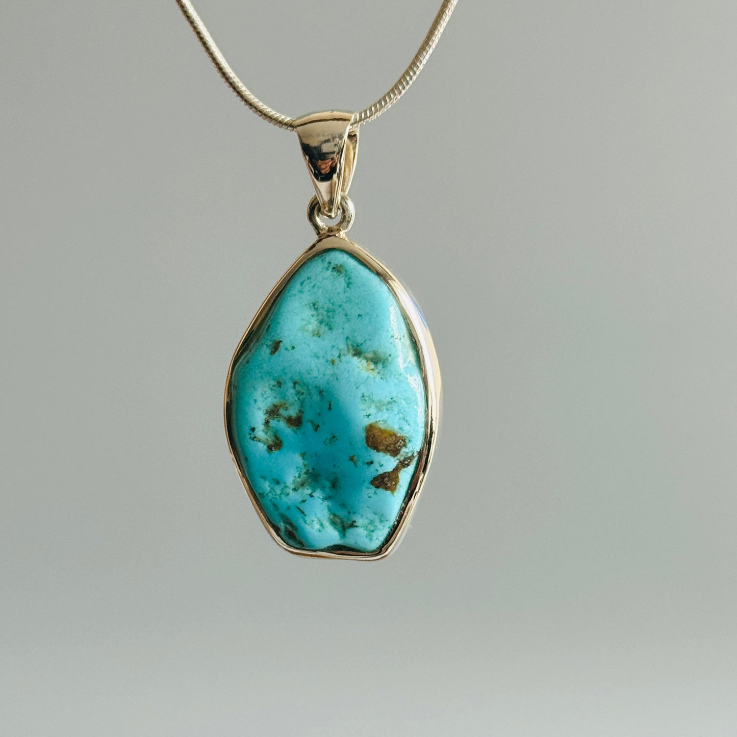 Turquoise 925 Sterling Silver Pendant