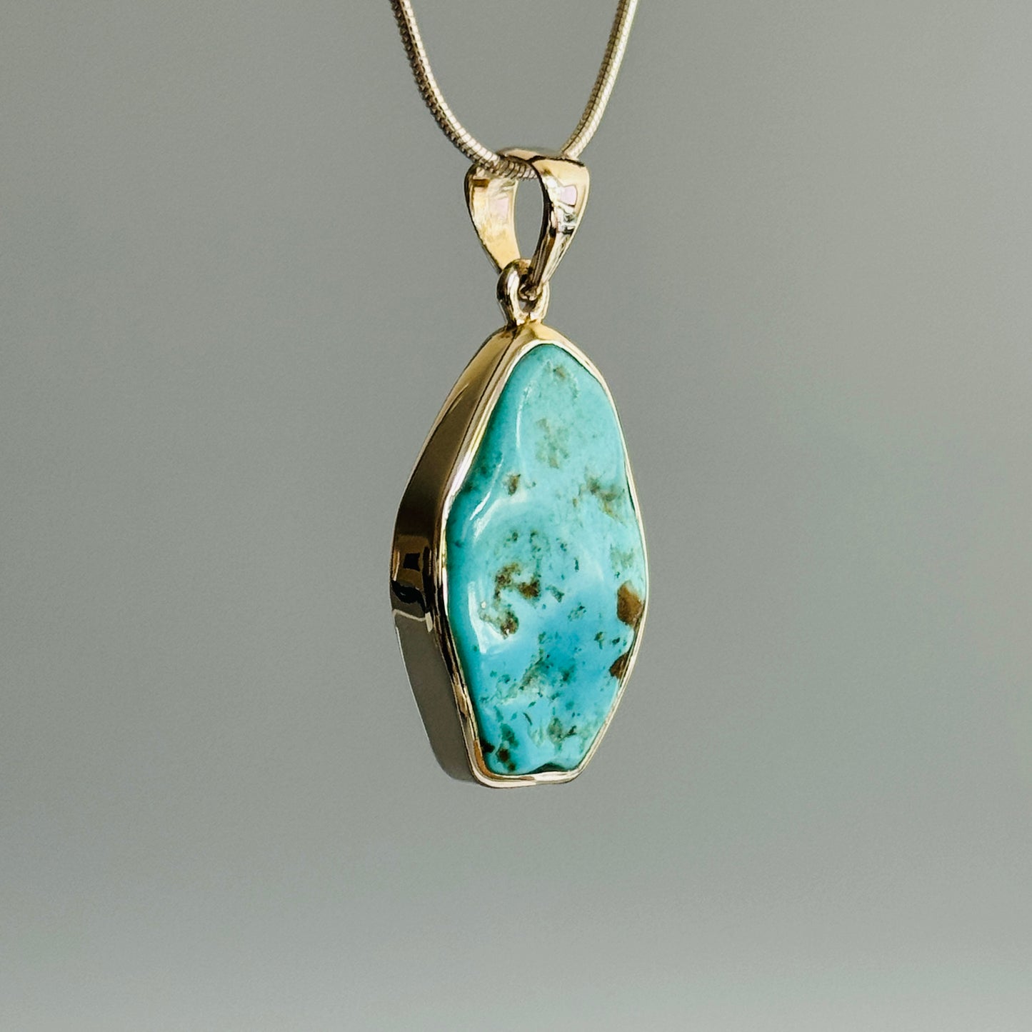 Turquoise 925 Sterling Silver Pendant