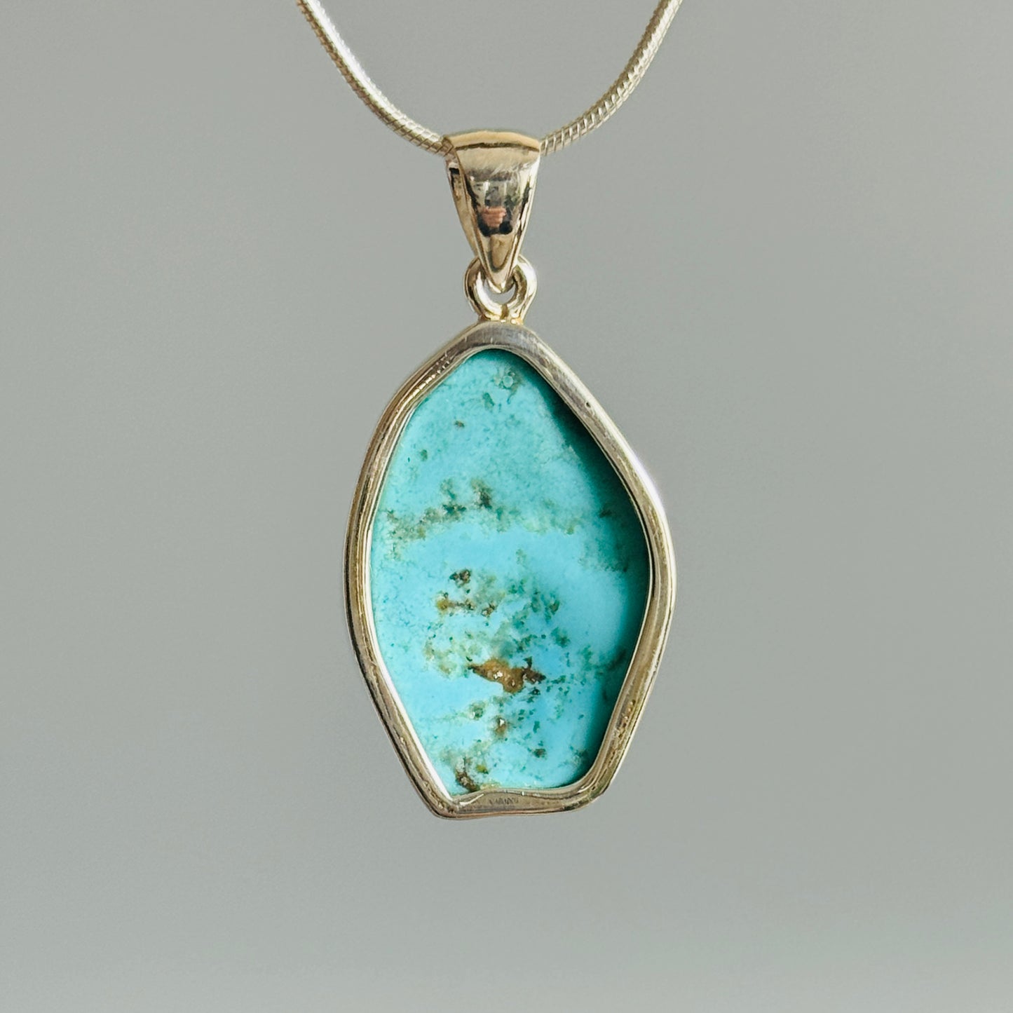 Turquoise 925 Sterling Silver Pendant