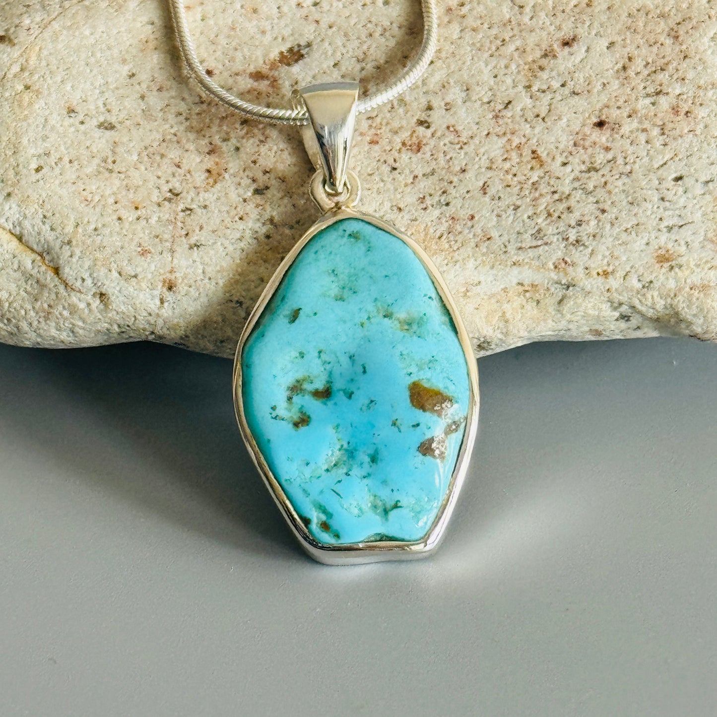 Turquoise 925 Sterling Silver Pendant