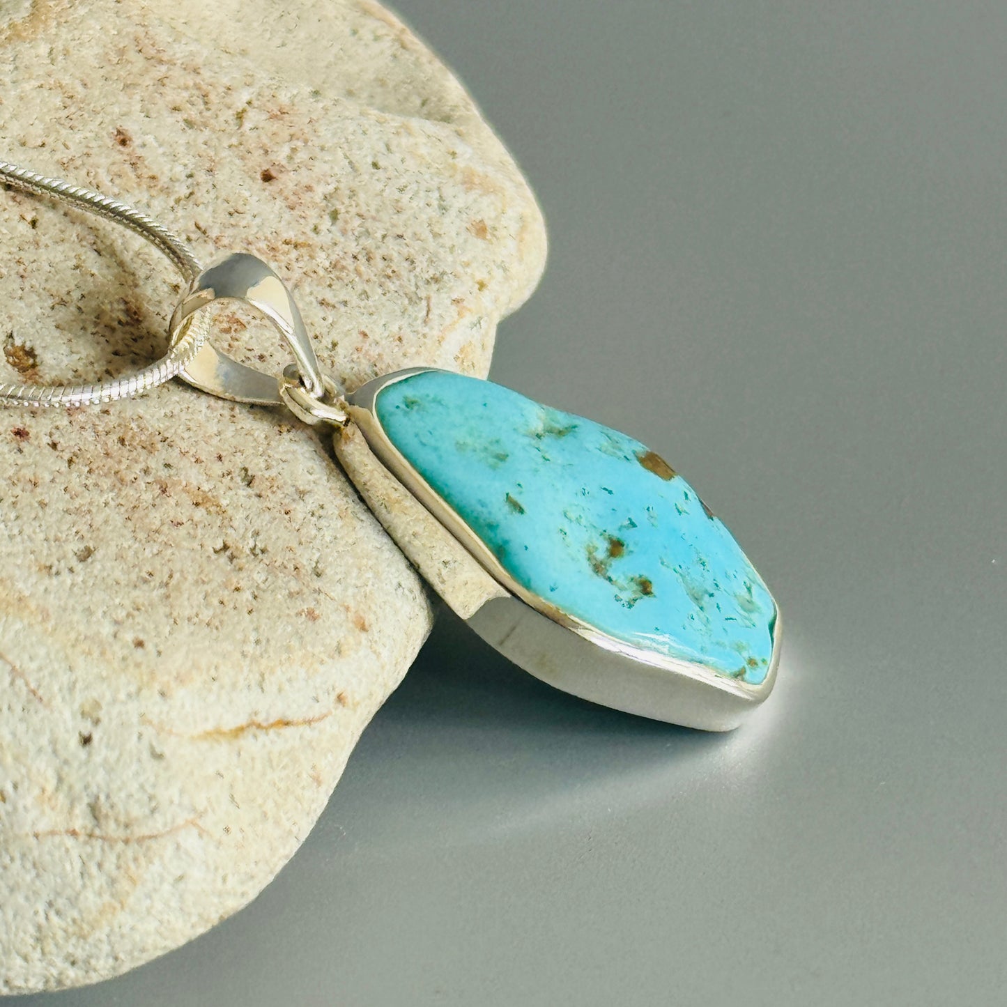 Turquoise 925 Sterling Silver Pendant