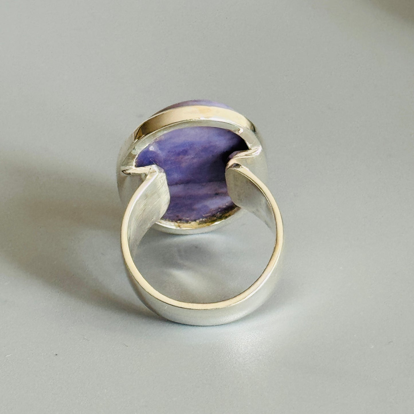 Lavender Jade Ring Purple