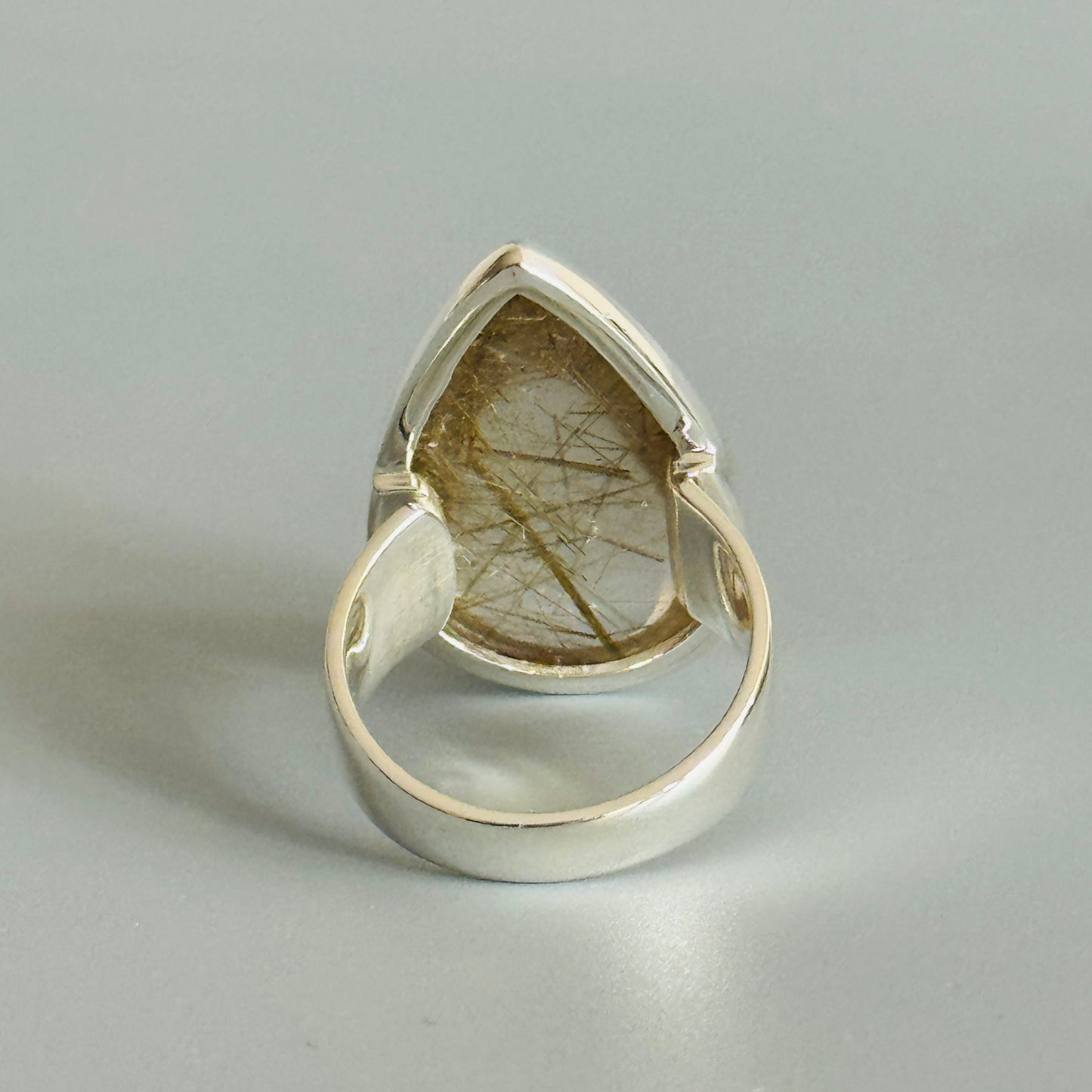 Rutile Quartz Handmade Ring
