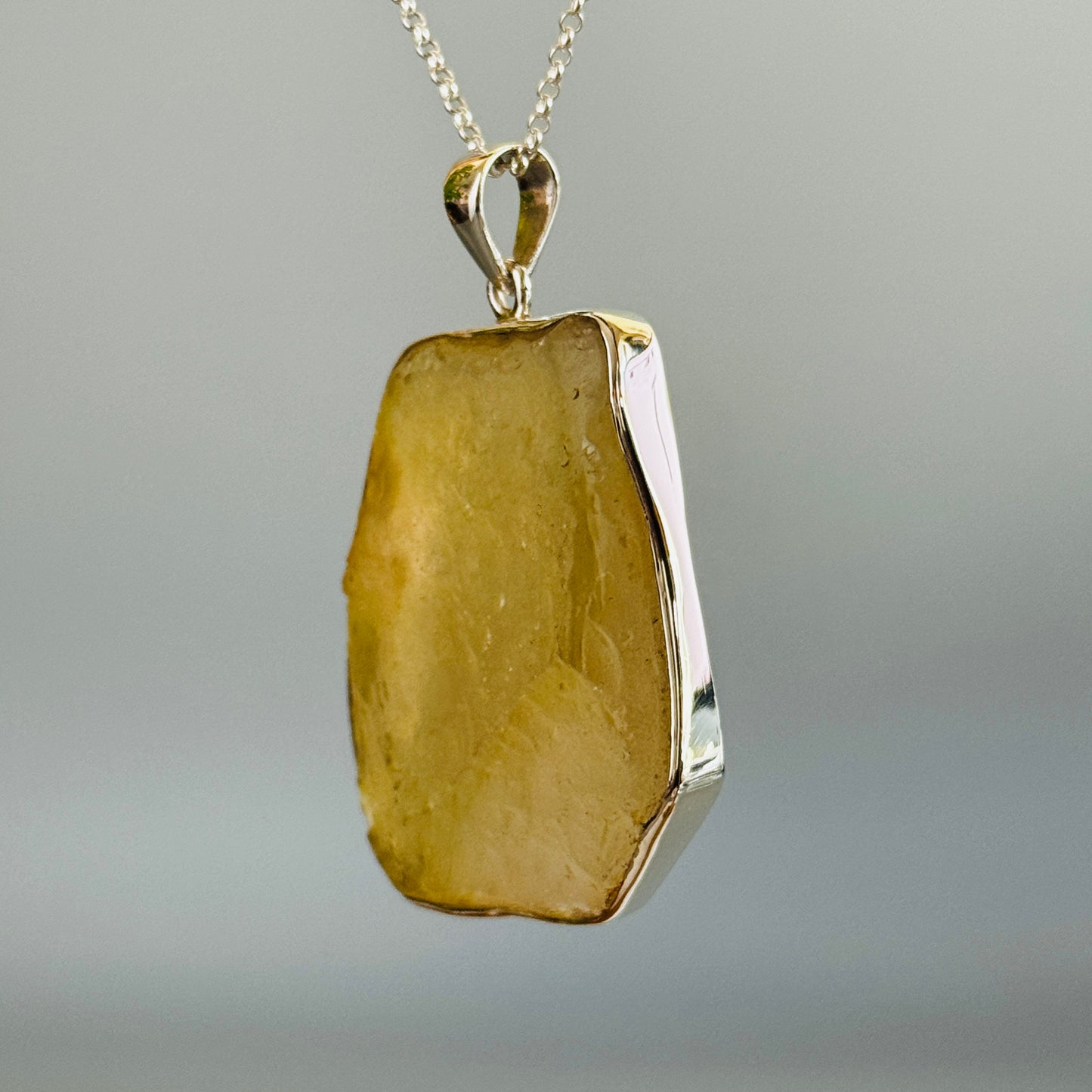 Rare Libyan Desert Glass Pendant