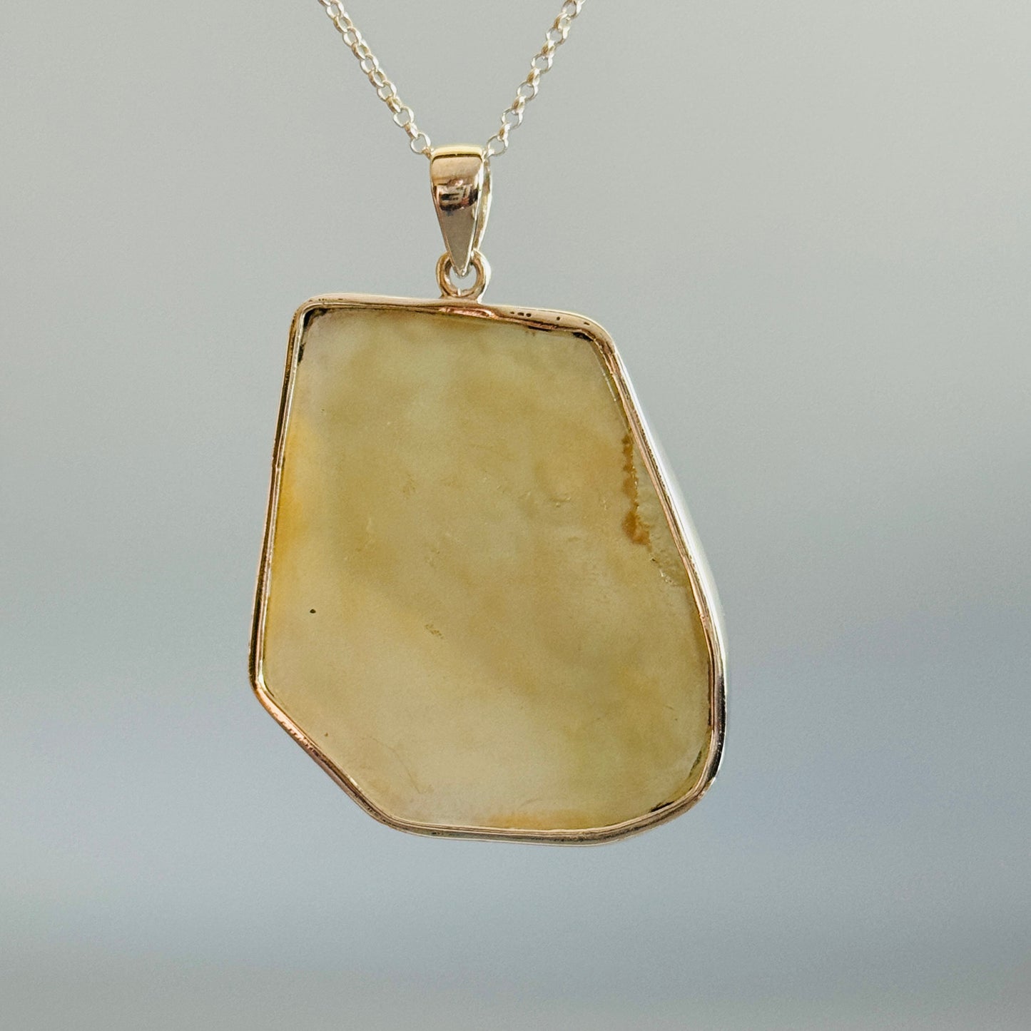 Rare Libyan Desert Glass Pendant