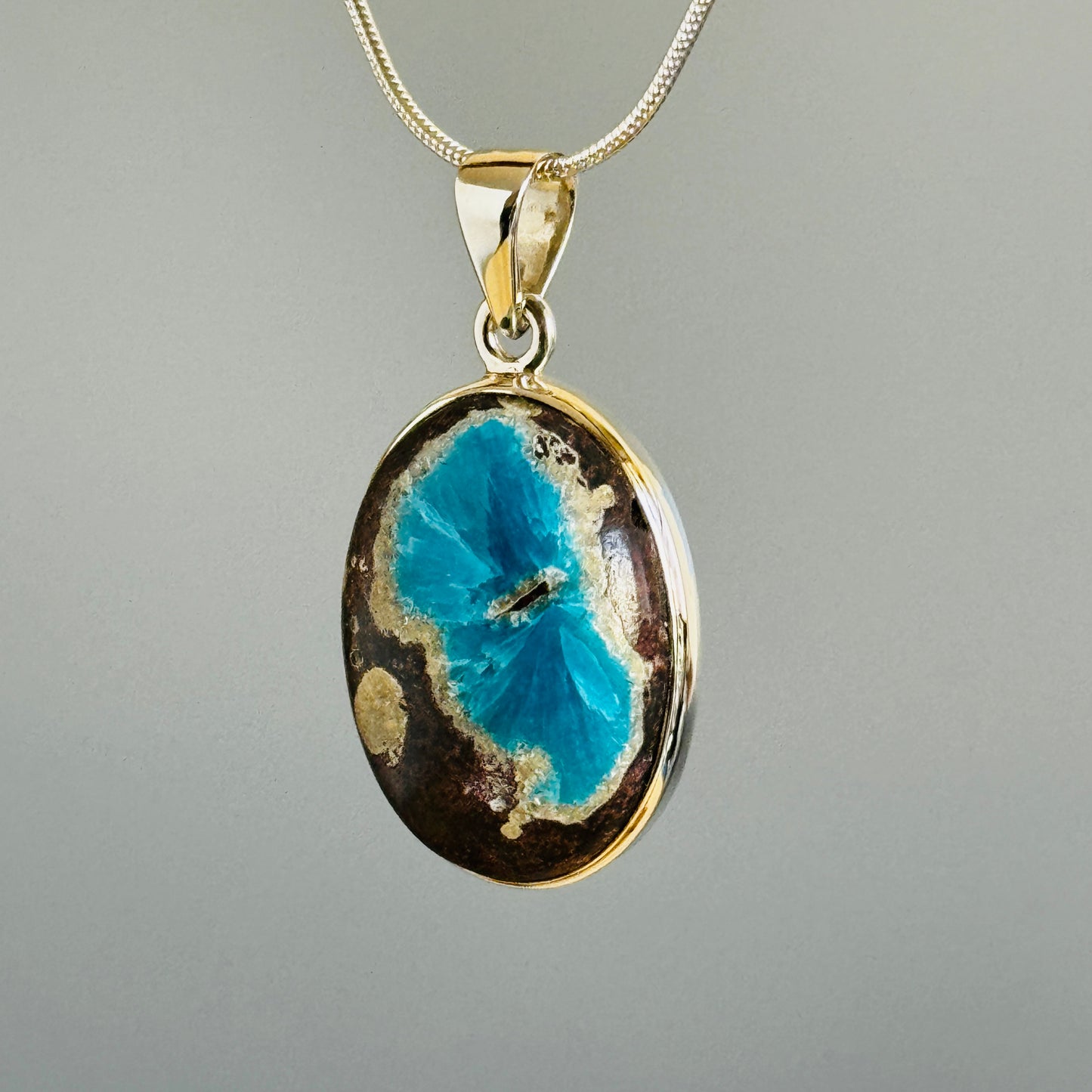 Cavansite Pendant Oval