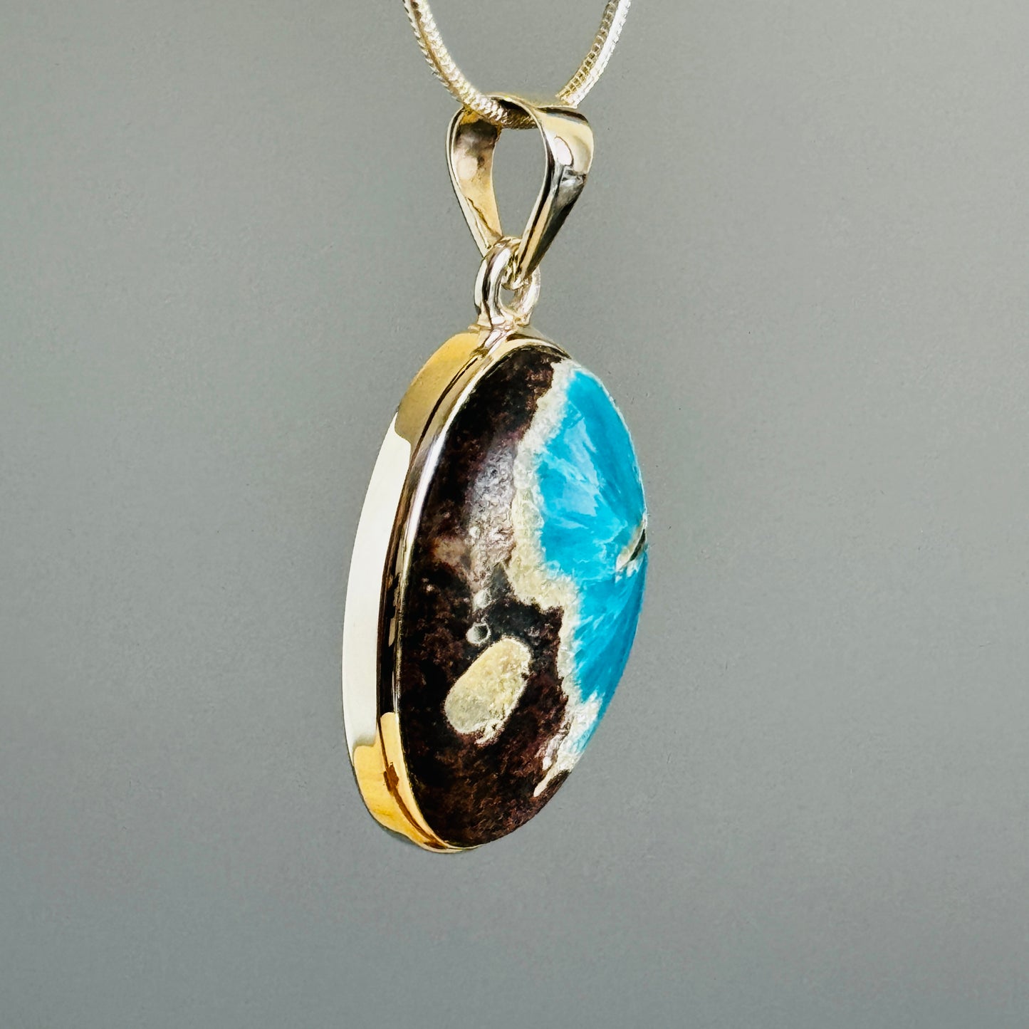 Cavansite Pendant Oval