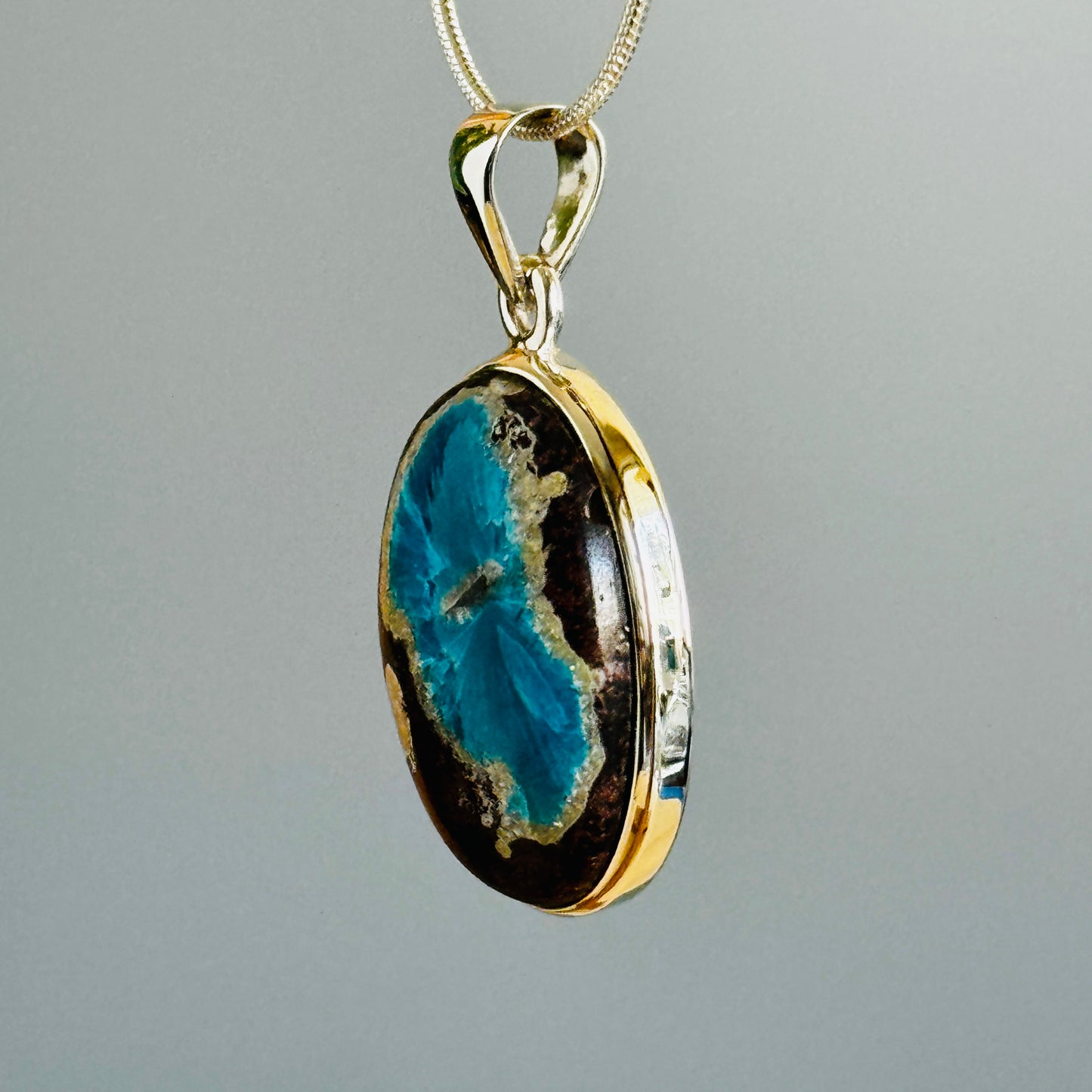 Cavansite Pendant Oval