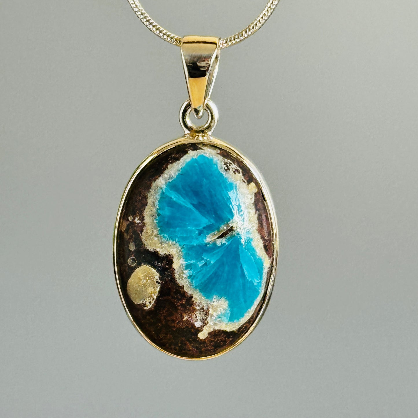 Cavansite Pendant Oval