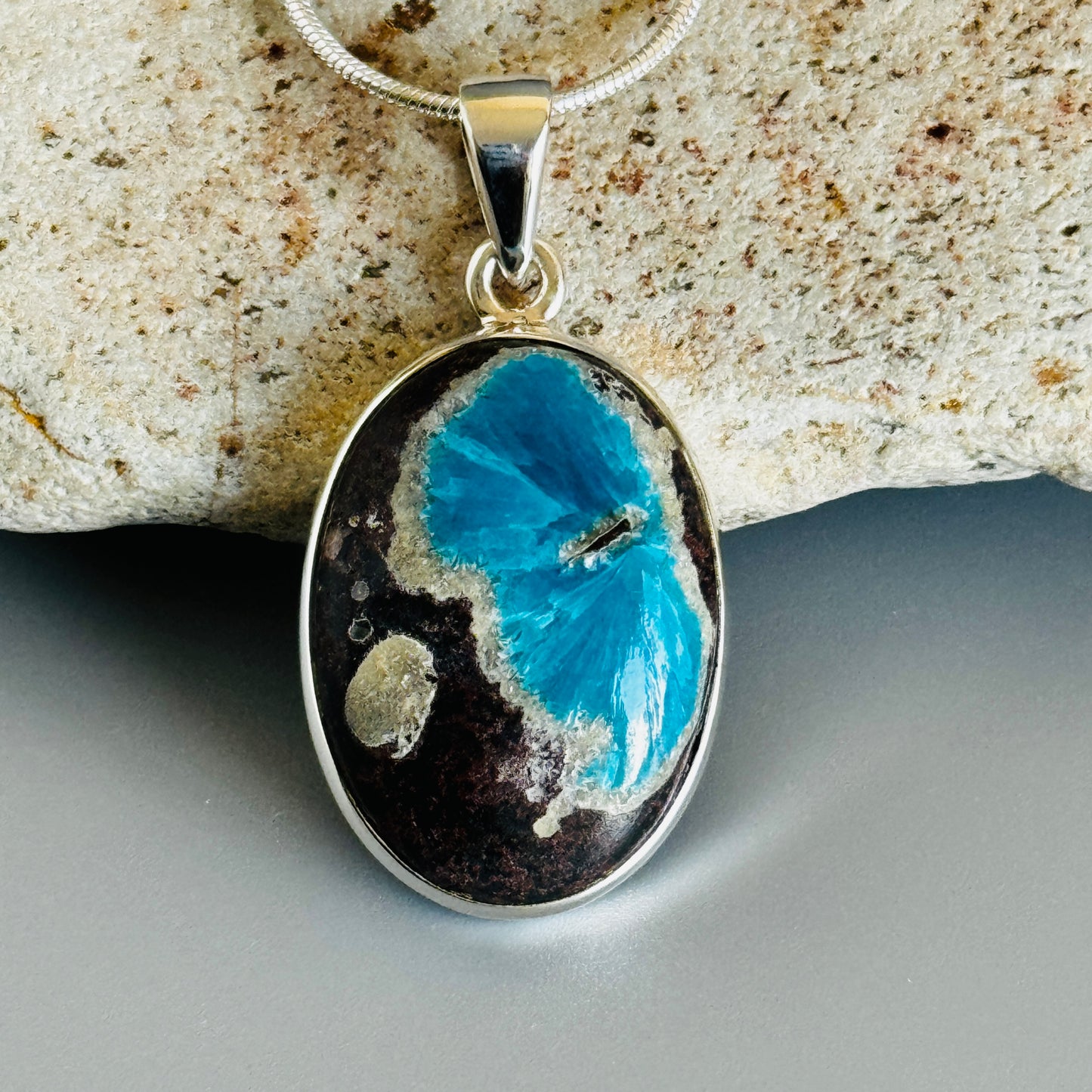 Cavansite Pendant Oval