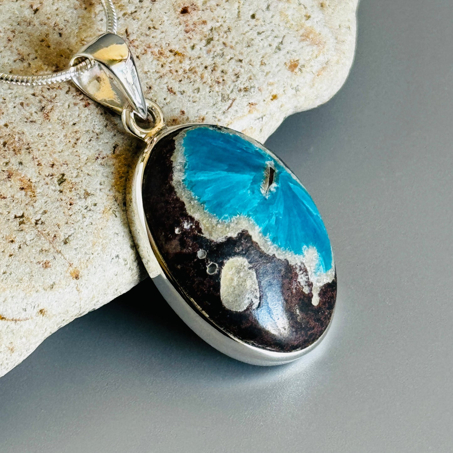 Cavansite Pendant Oval
