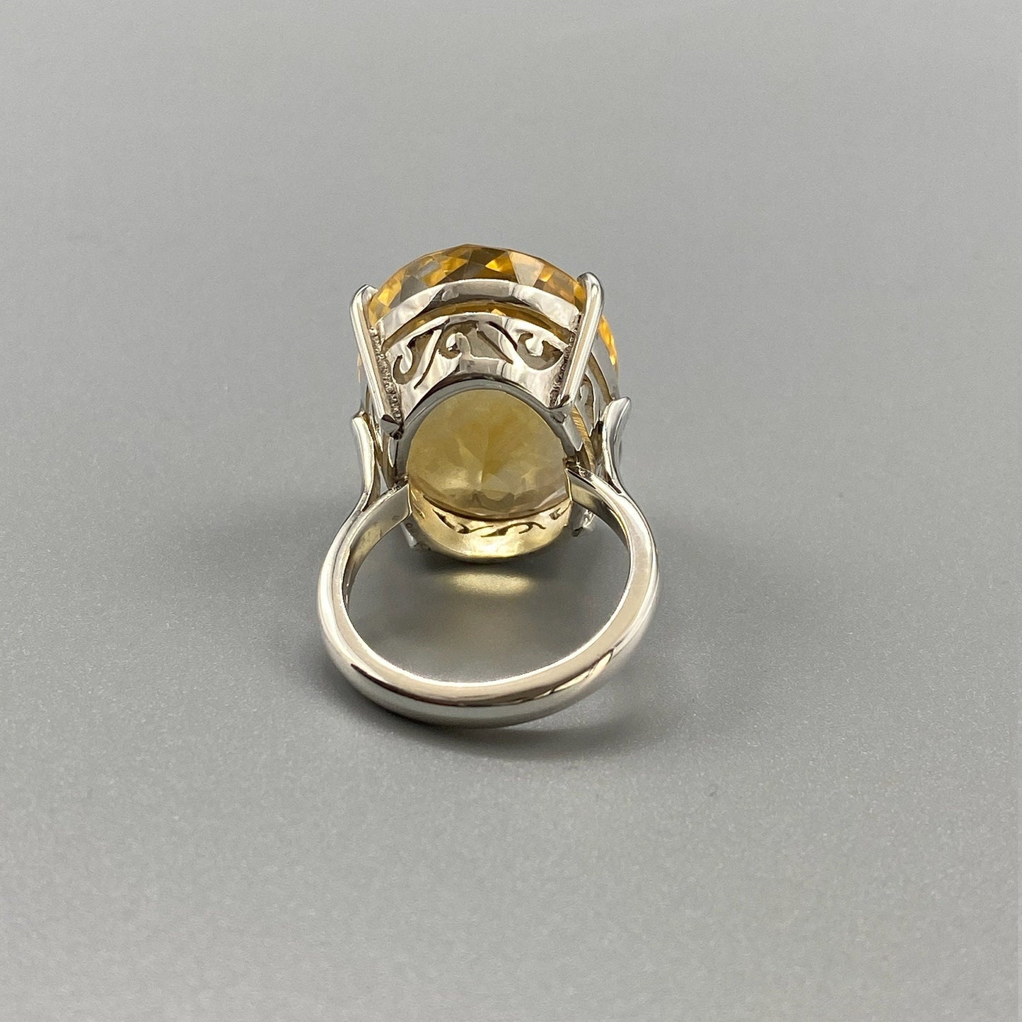 Citrine Silver Ring
