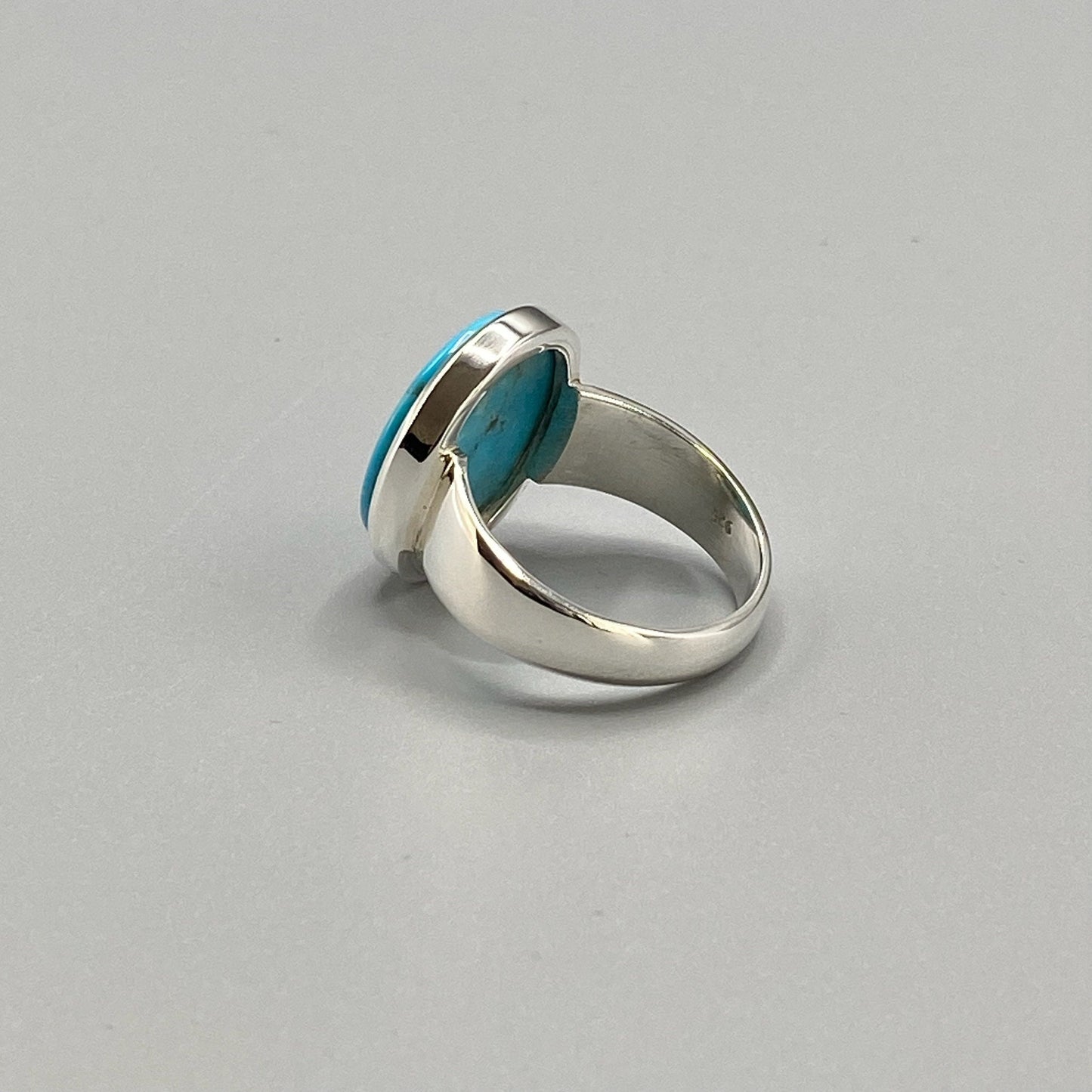 Sleeping Beauty Turquoise Silver Ring