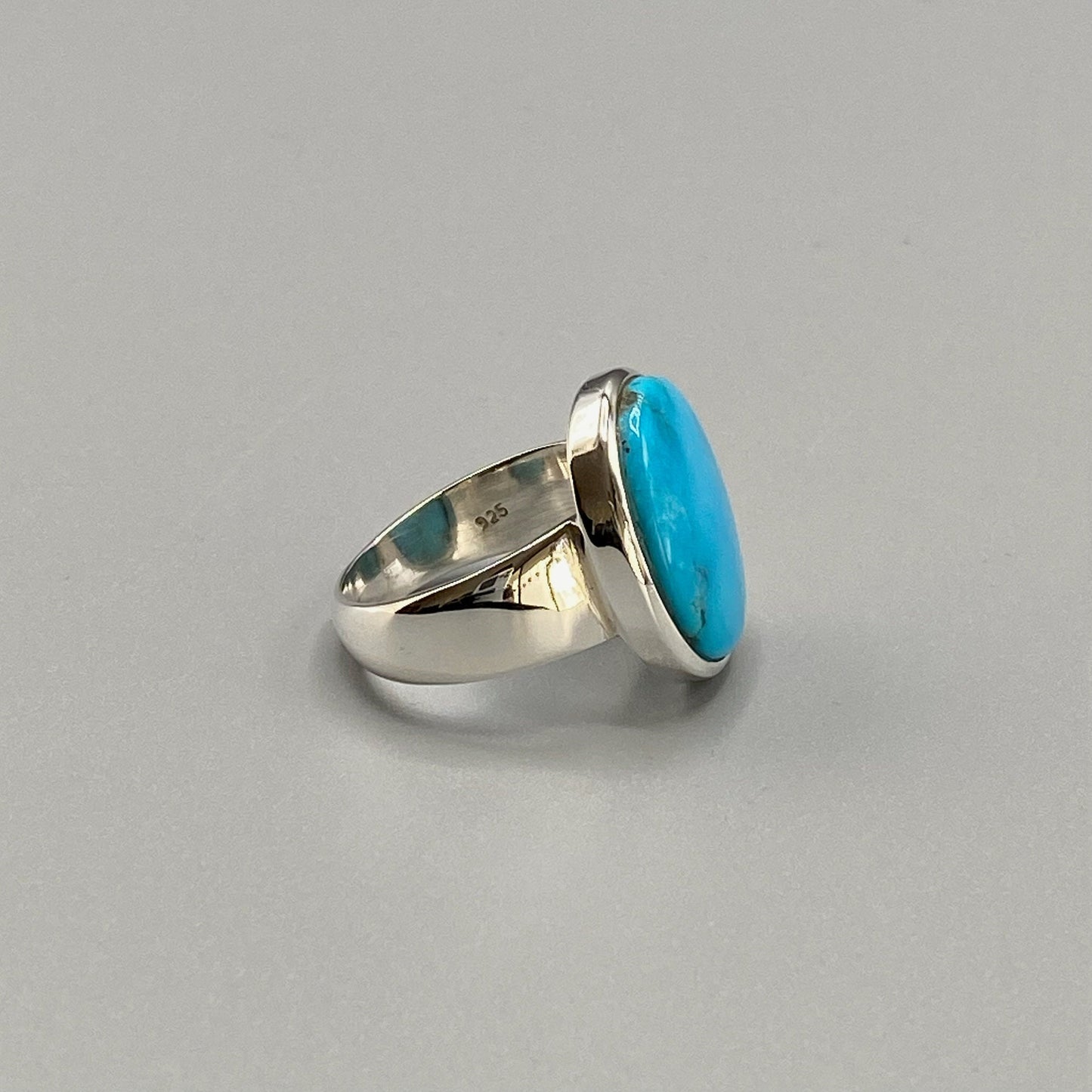 Sleeping Beauty Turquoise Silver Ring