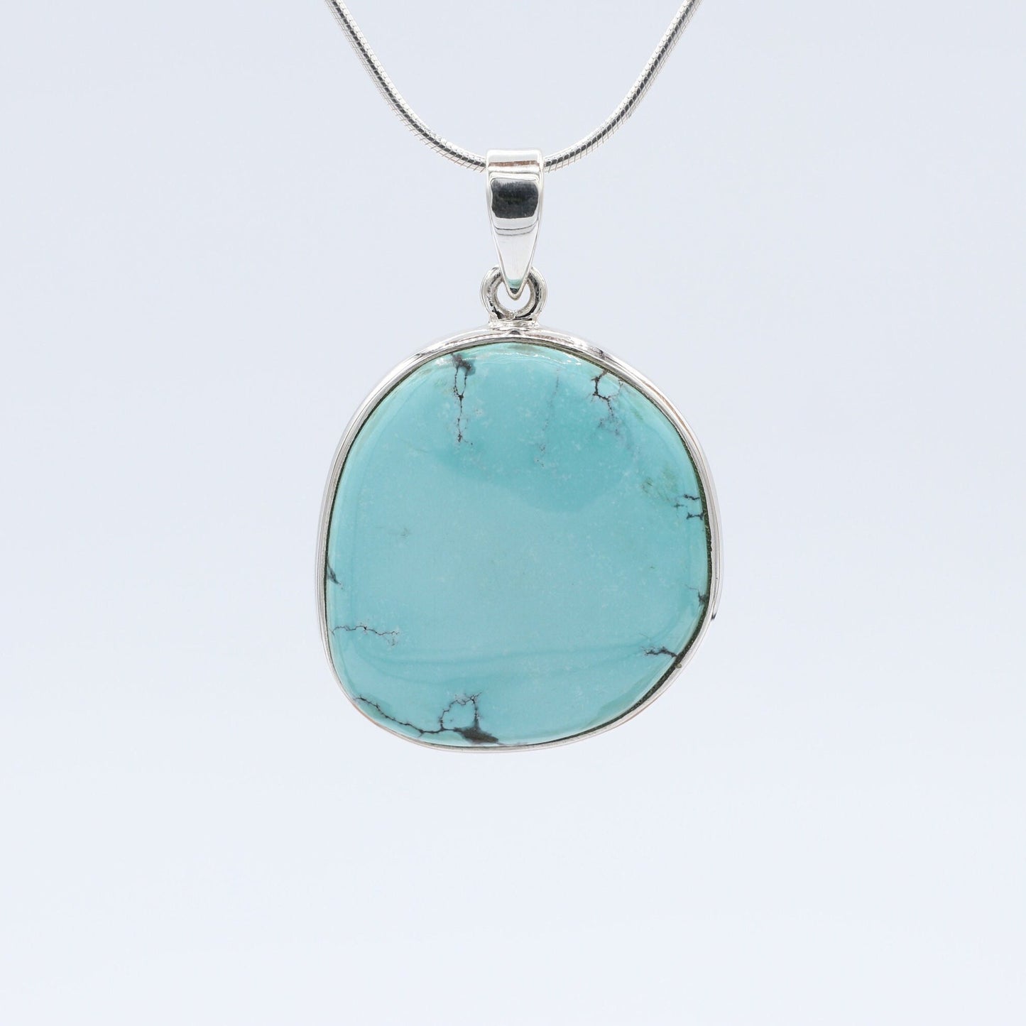 Sterling Silver Turquoise Pendant