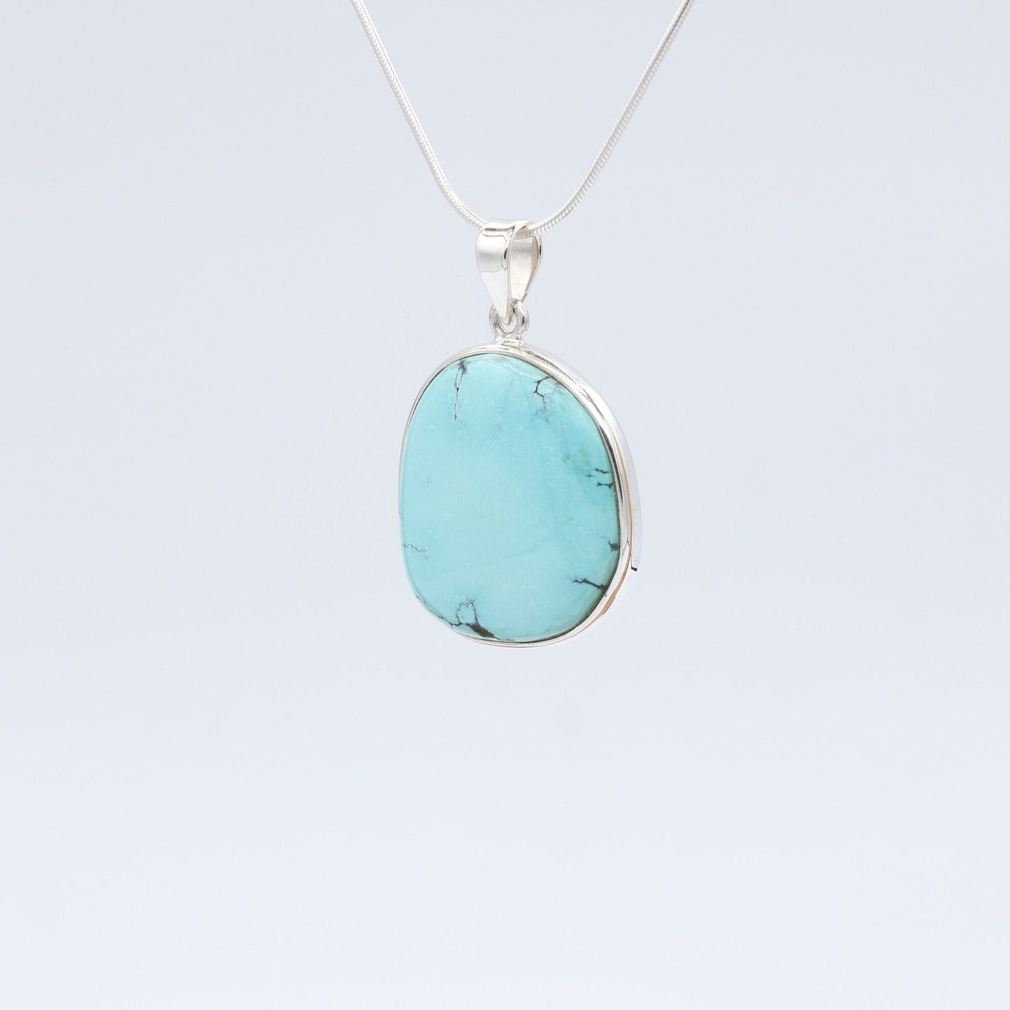 Sterling Silver Turquoise Pendant