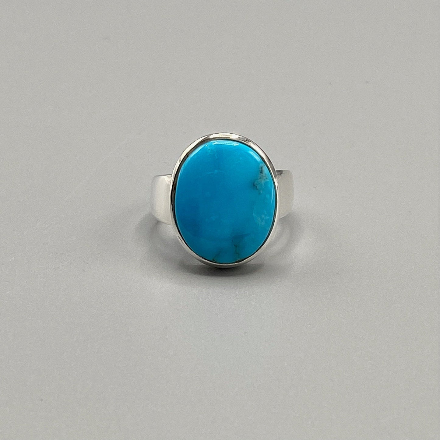 Sleeping Beauty Turquoise Silver Ring