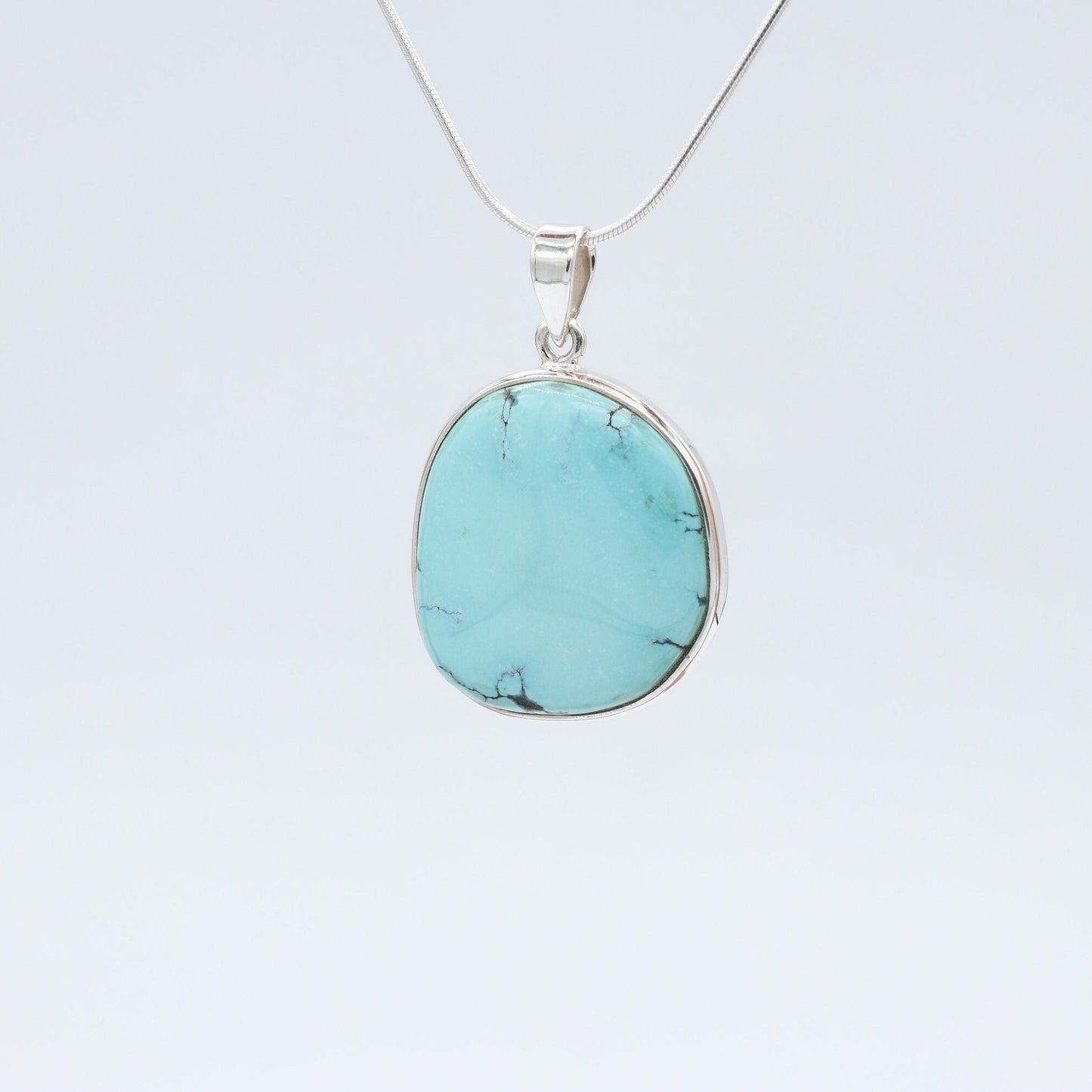 Sterling Silver Turquoise Pendant