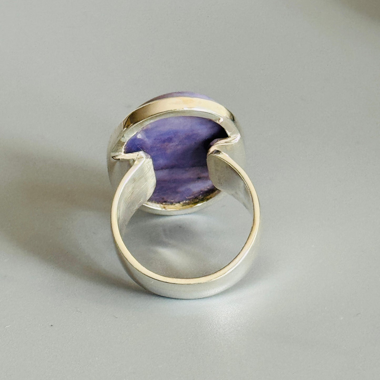 Lavender Jade Ring Purple