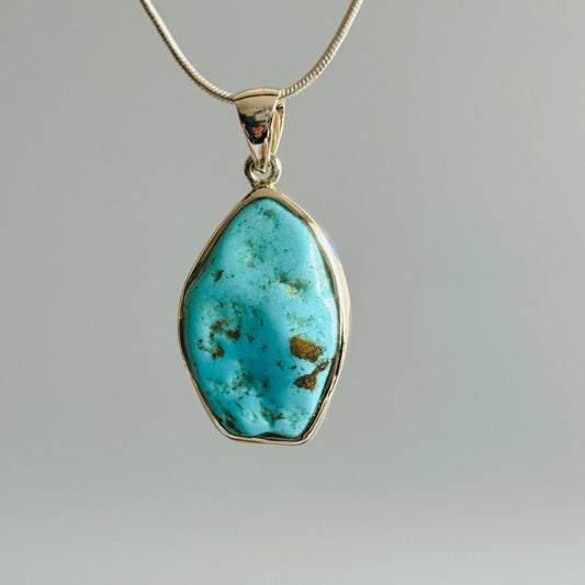 Turquoise 925 Sterling Silver Pendant