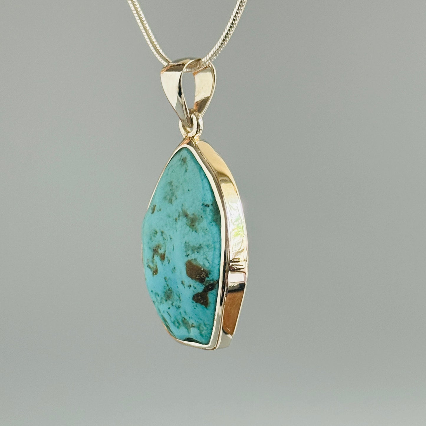 Turquoise 925 Sterling Silver Pendant