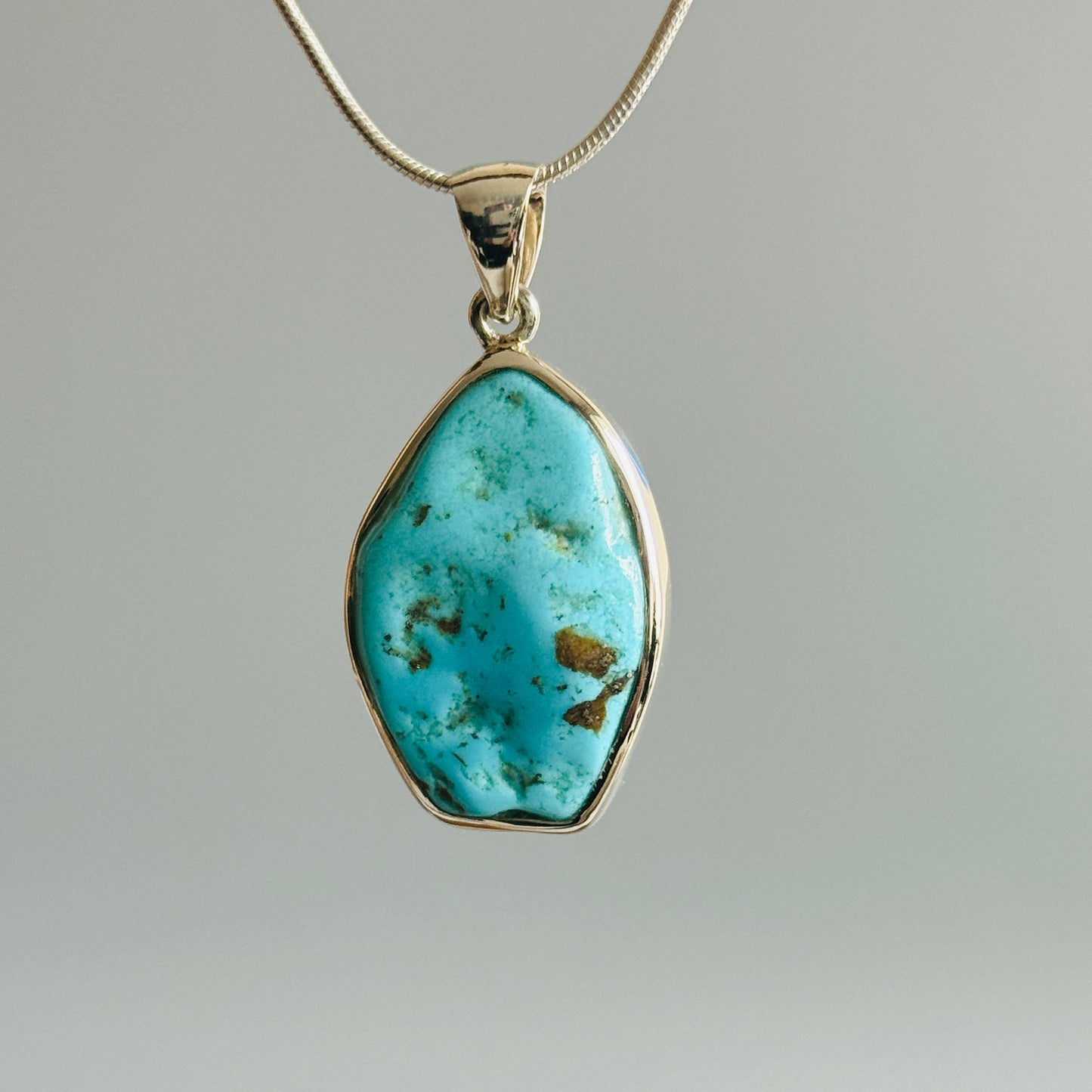 Turquoise 925 Sterling Silver Pendant