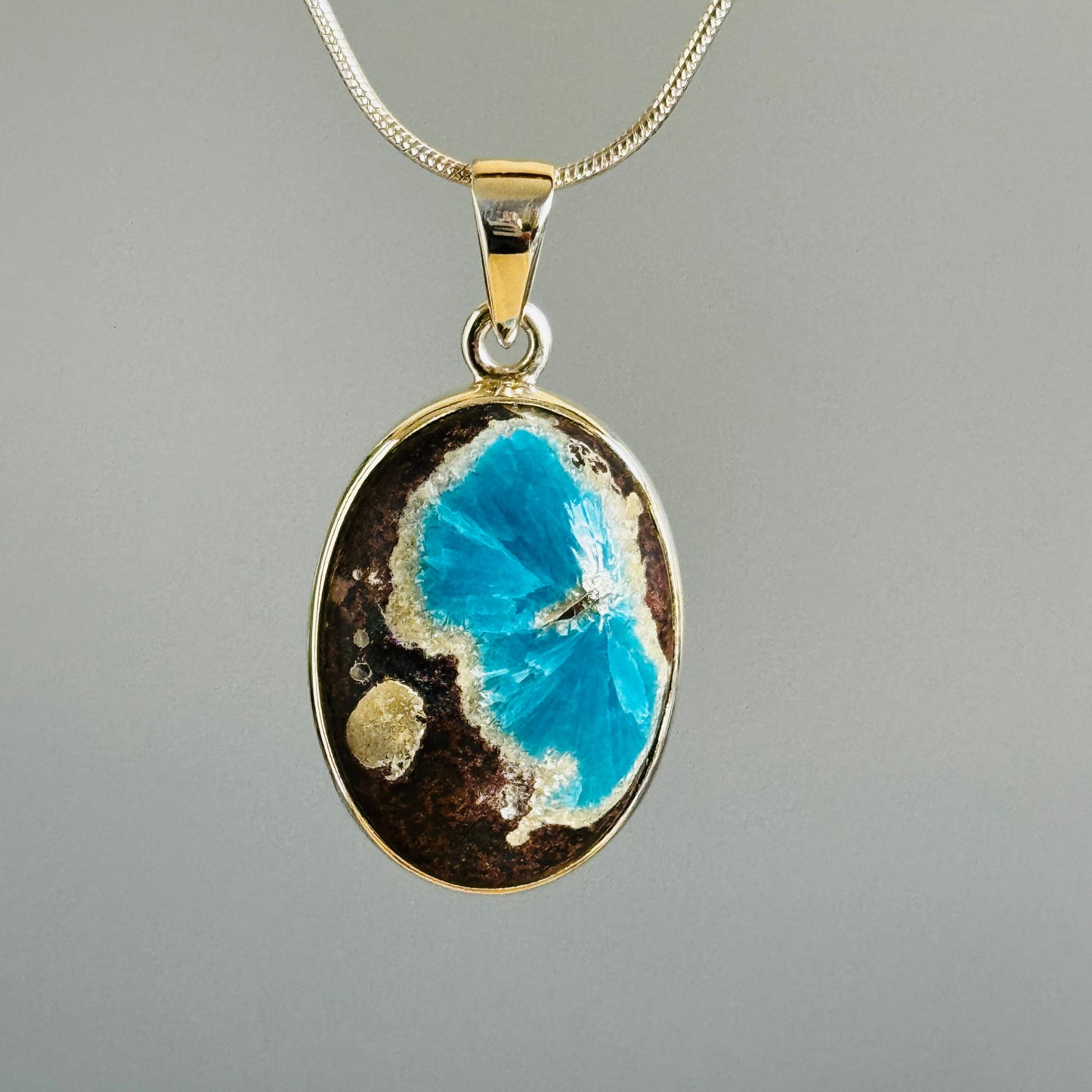 Cavansite Pendant Oval