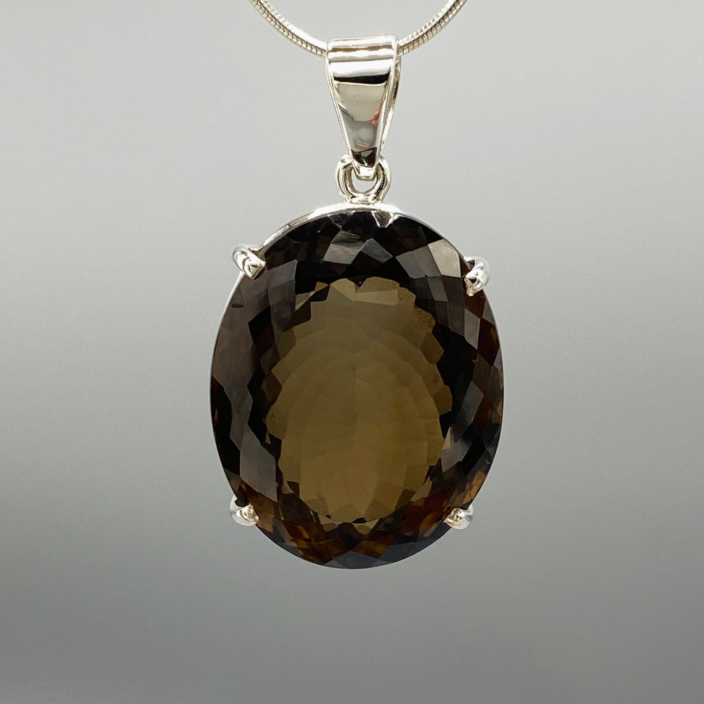 Buy Smoky Quartz brown pendant gemstone sterling silver jewelry online, ethically sourced at Mystic Earth Gems