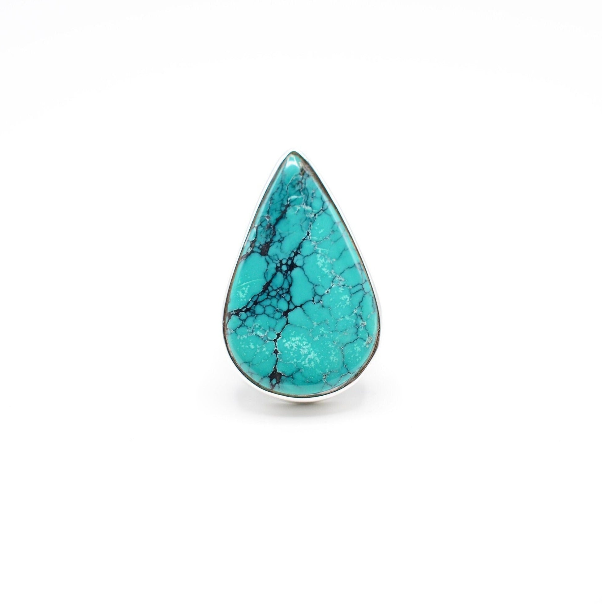 Buy Turquoise ring blue gemstone sterling silver jewelry online, ethically sourced at Mystic Earth Gems