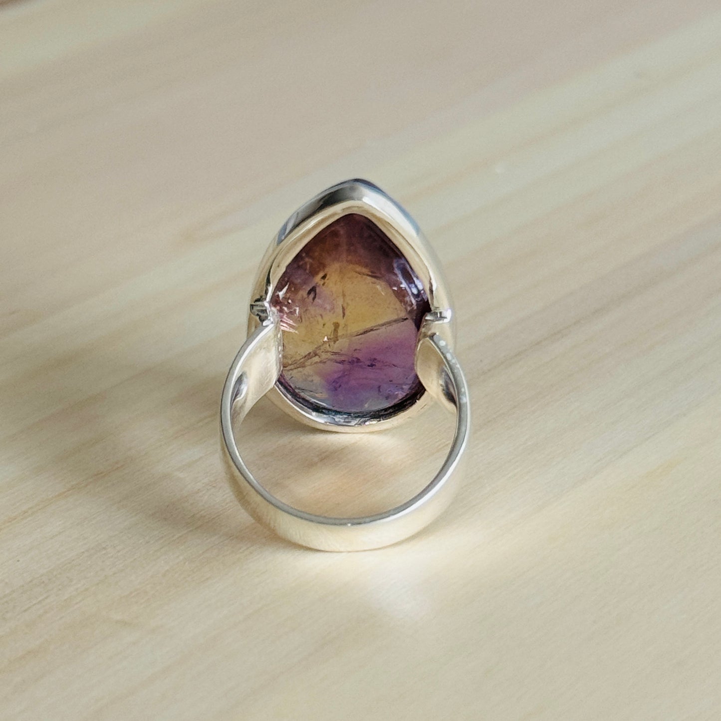 Ametrine Natural Gemstone Ring