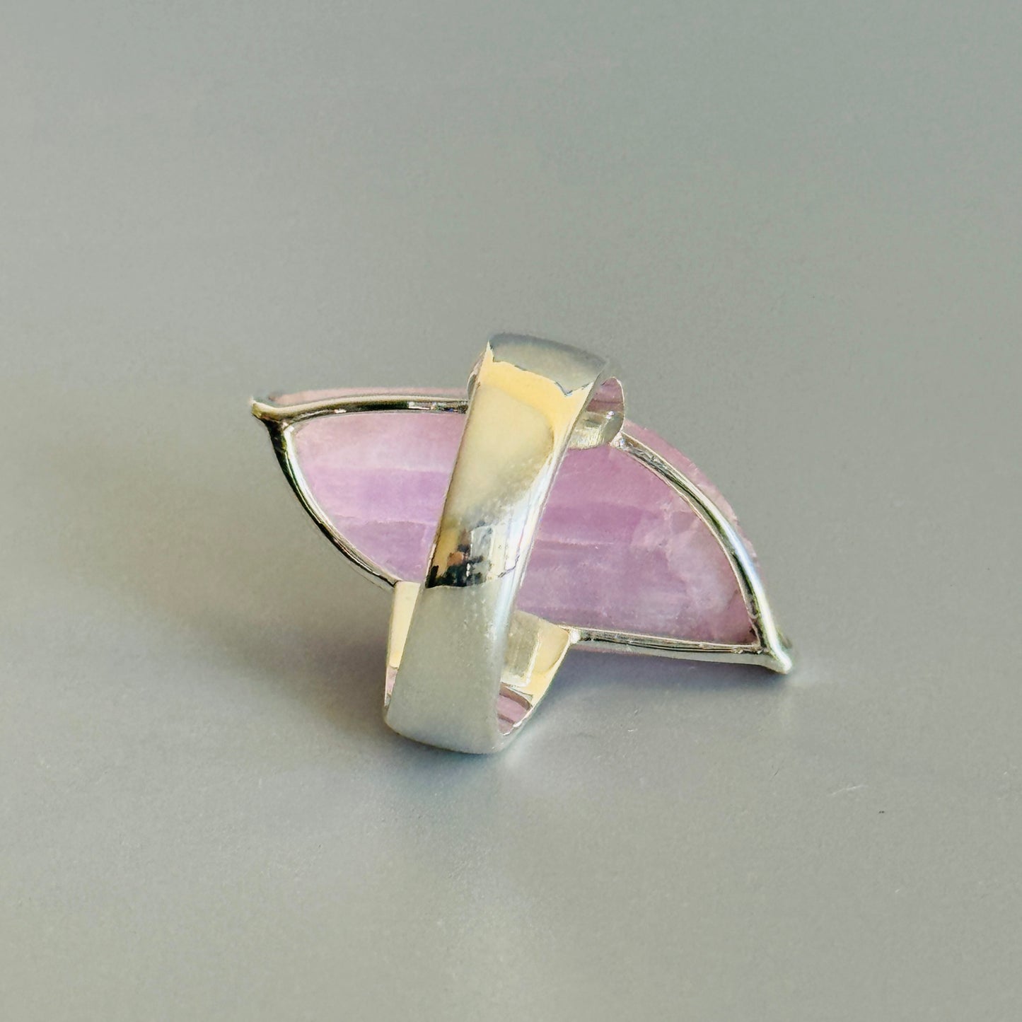 Kunzite Cabochon Ring