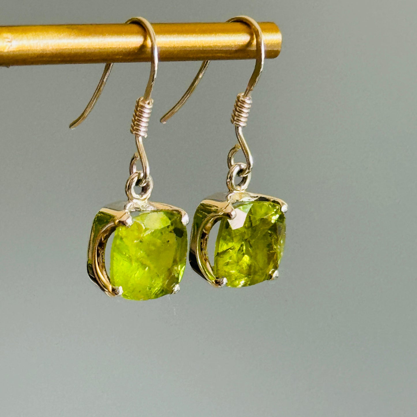 Peridot Gemstone Earrings