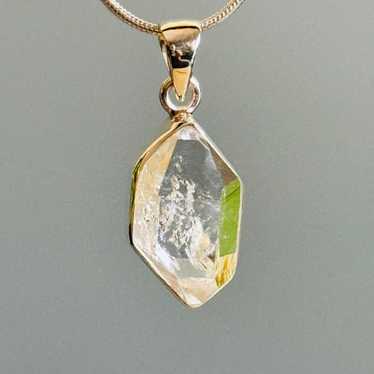 Herkimer Diamond Rough Pendant