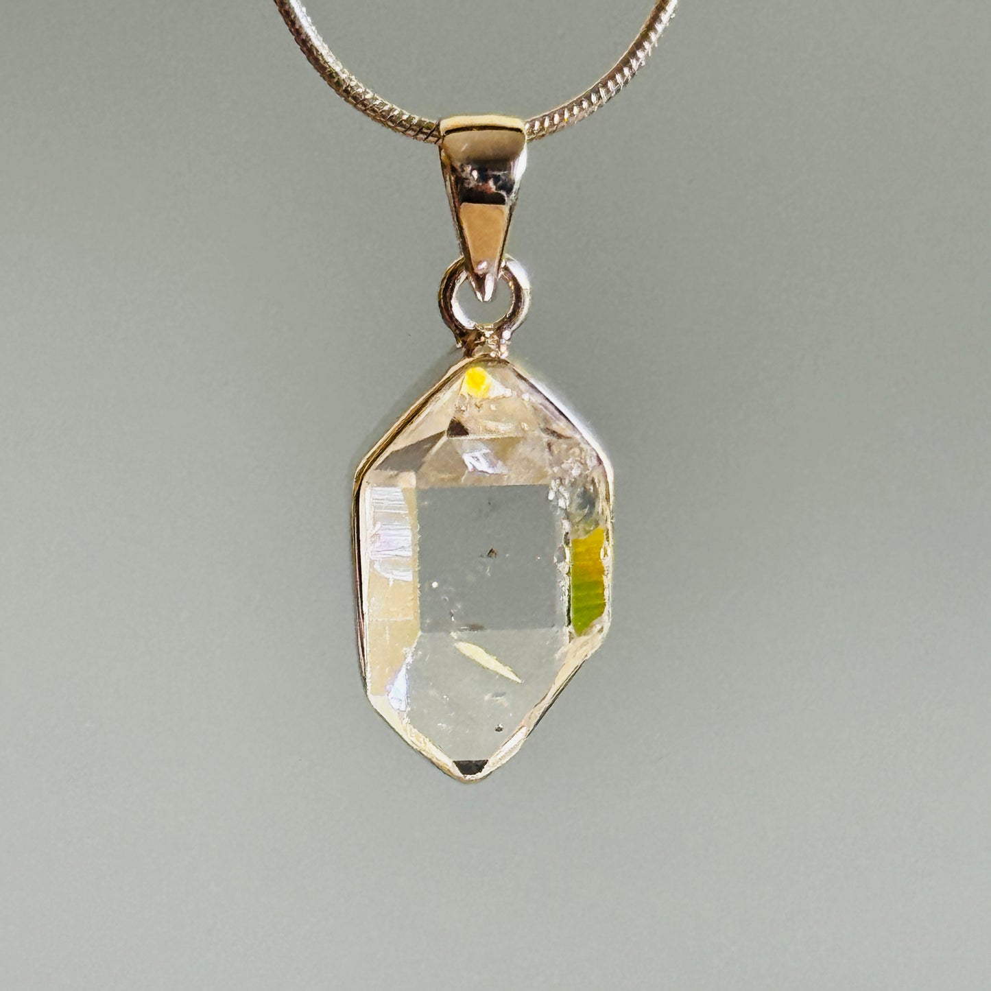 Herkimer Diamond Rough Pendant