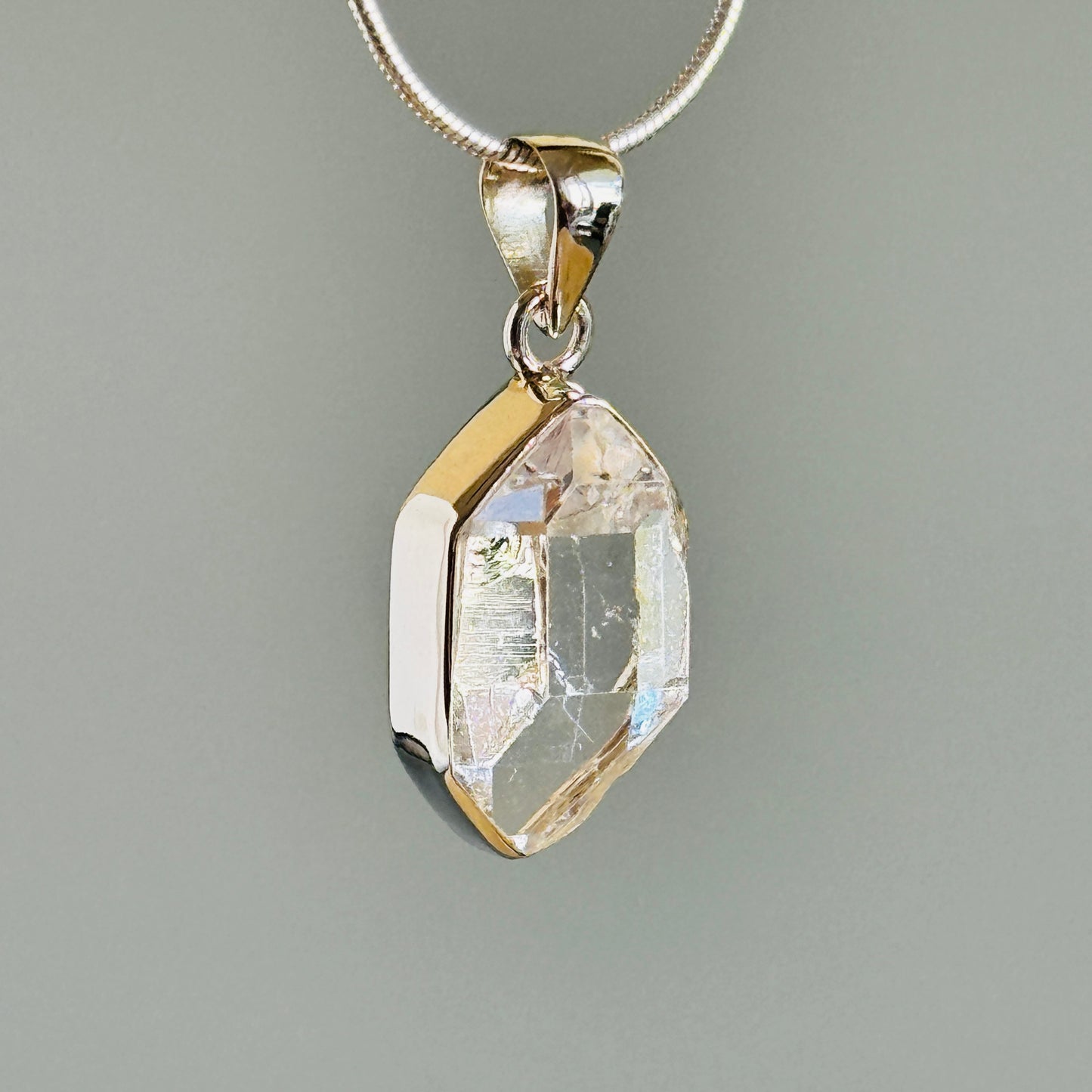 Herkimer Diamond Rough Pendant