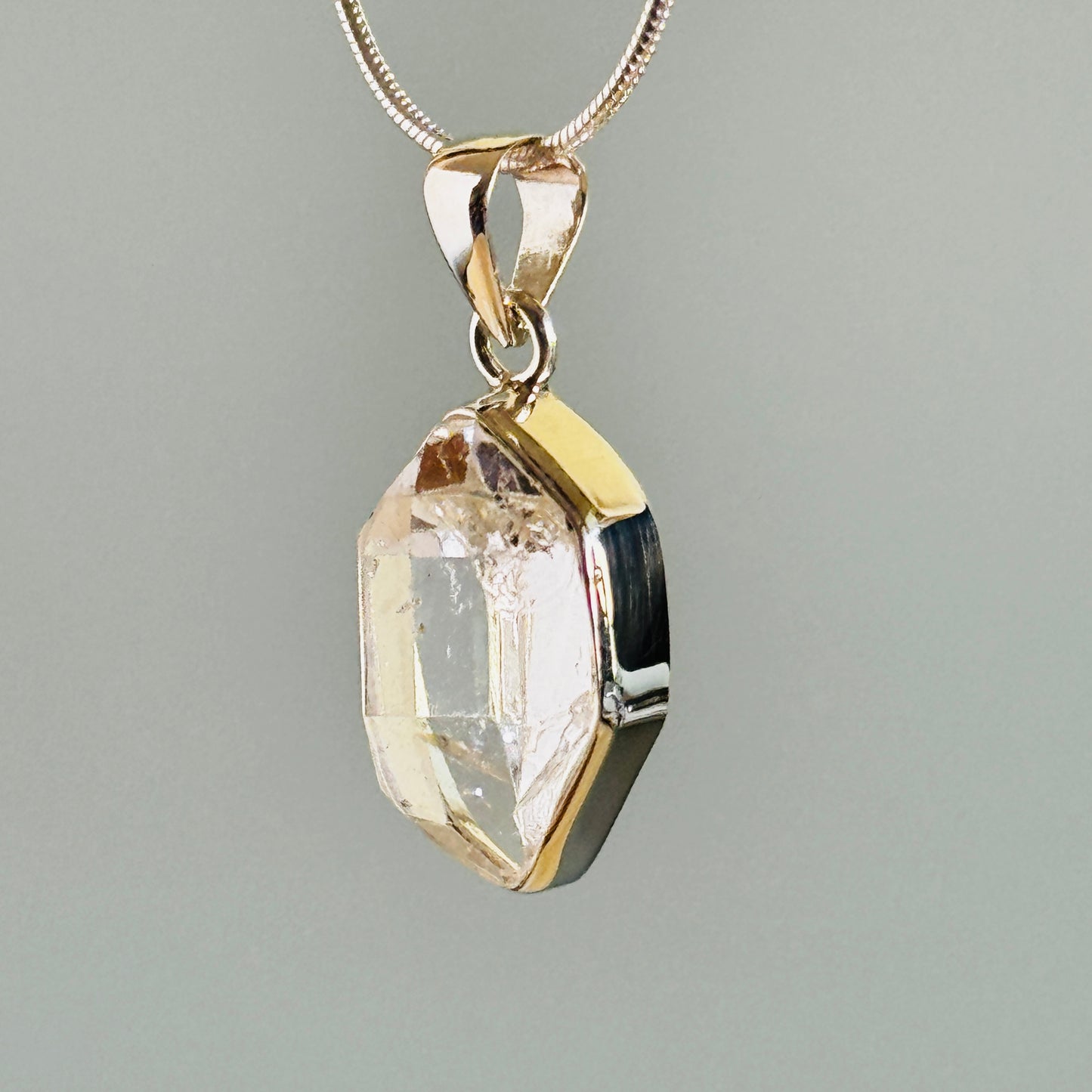 Herkimer Diamond Rough Pendant