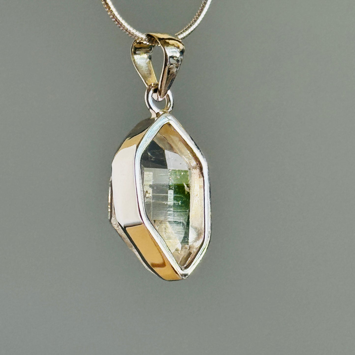 Herkimer Diamond Rough Pendant