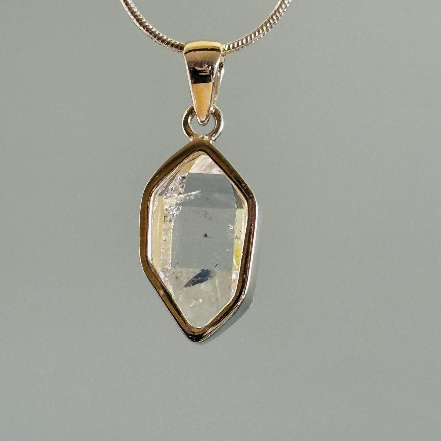 Herkimer Diamond Rough Pendant