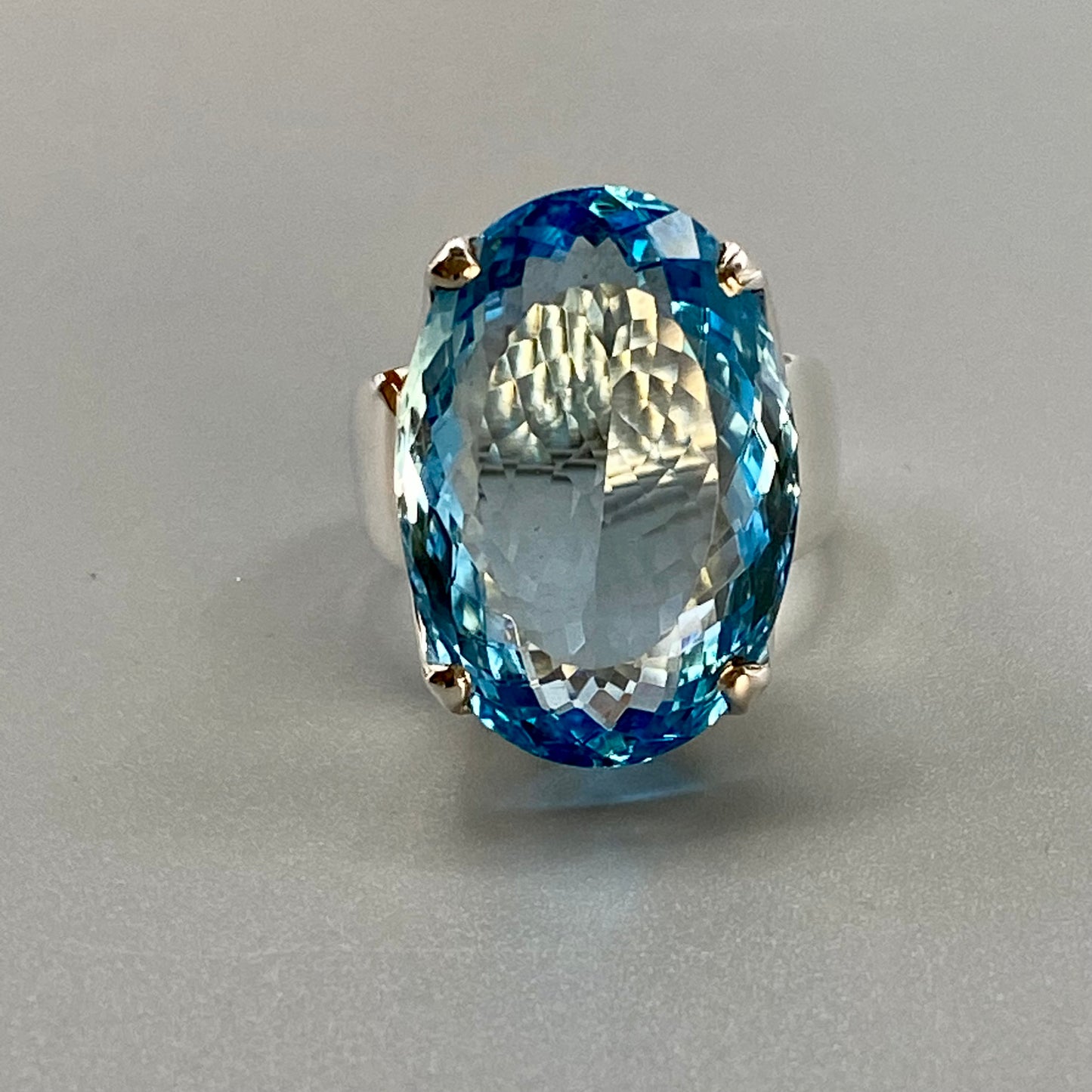 Blue Topaz Ring