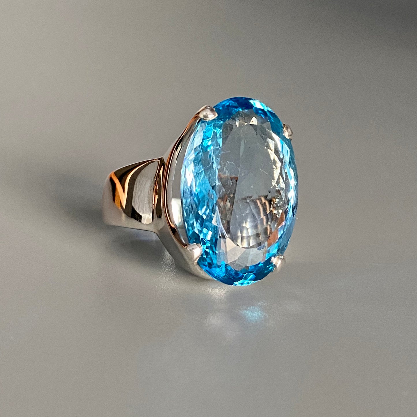 Blue Topaz Ring