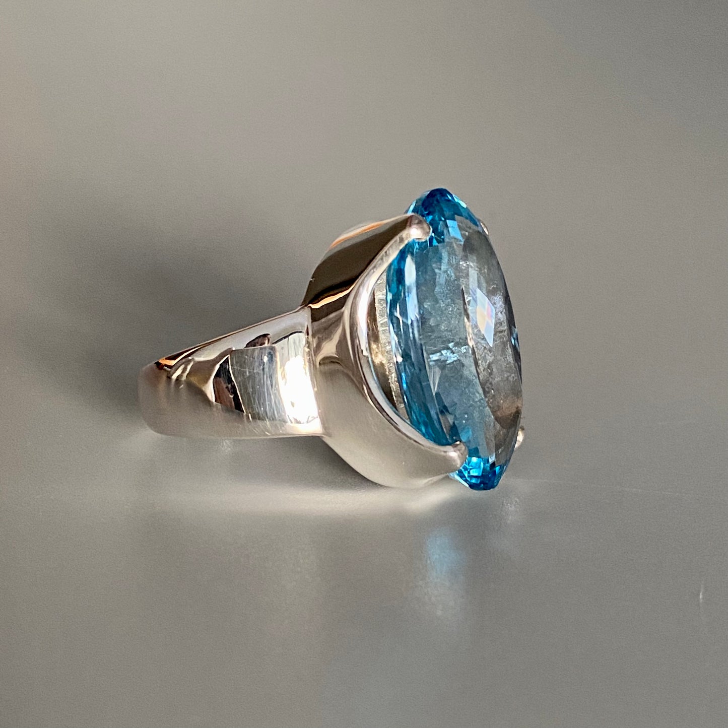 Blue Topaz Ring