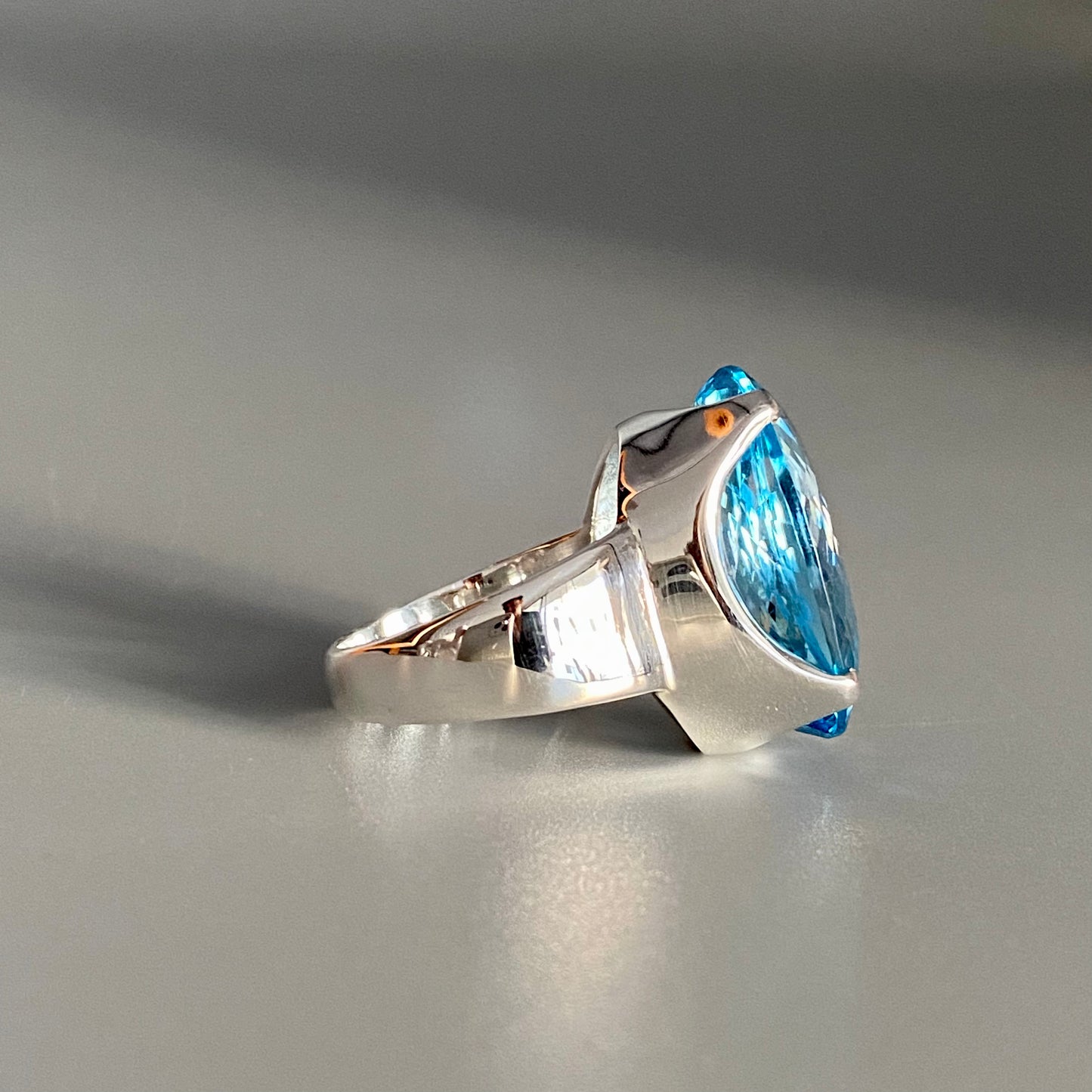 Blue Topaz Ring