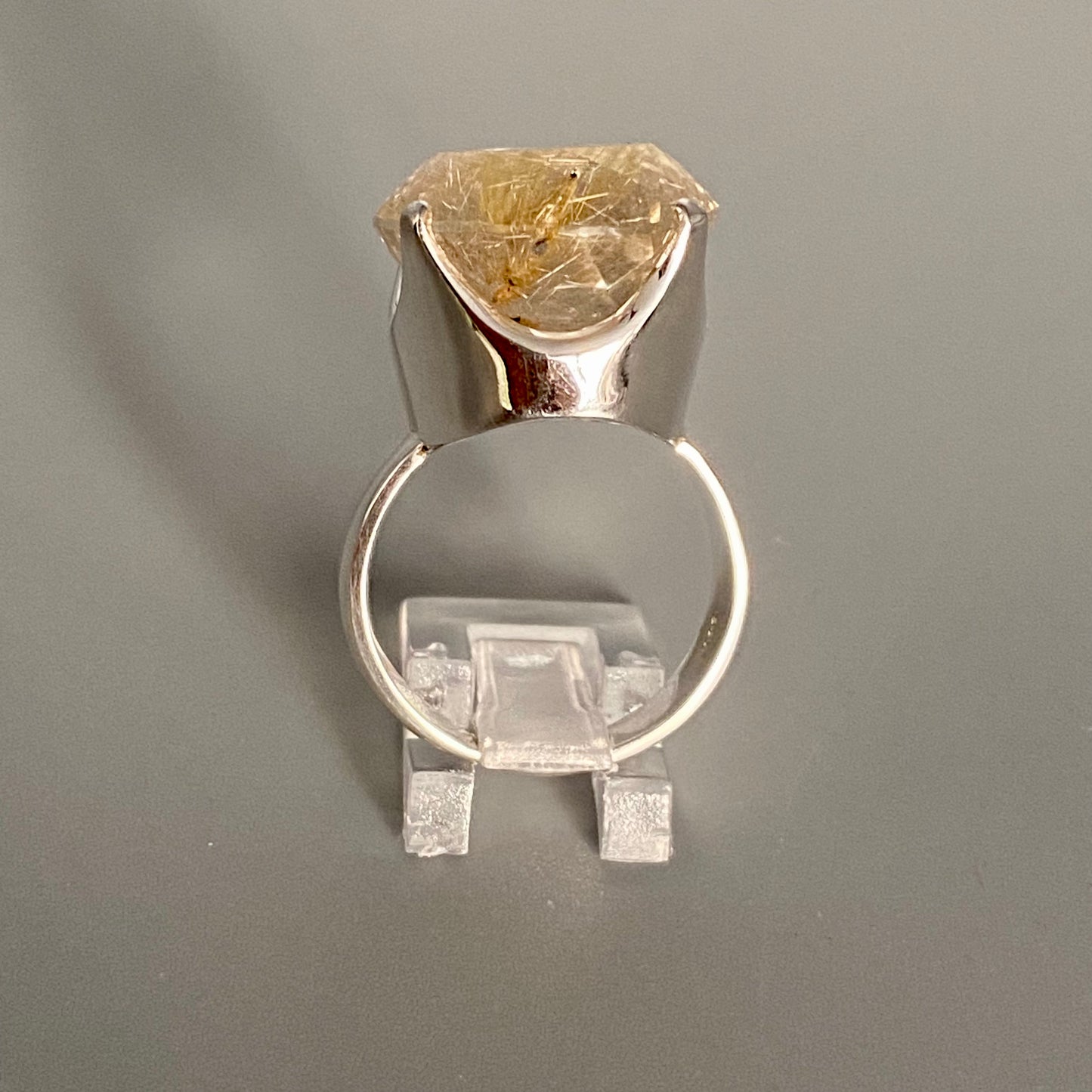 Rutile Quartz Ring