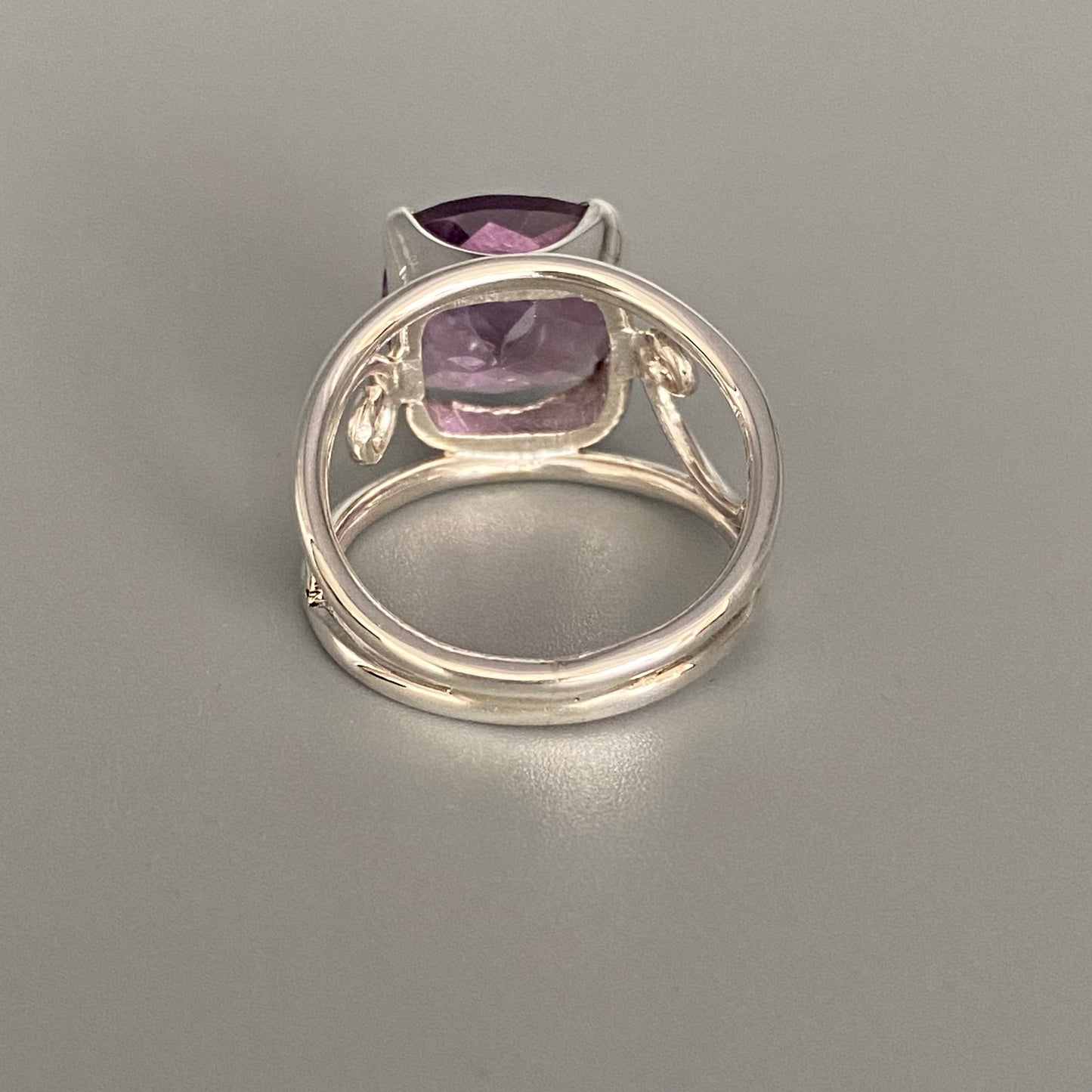 Amethyst Silver Sterling Ring