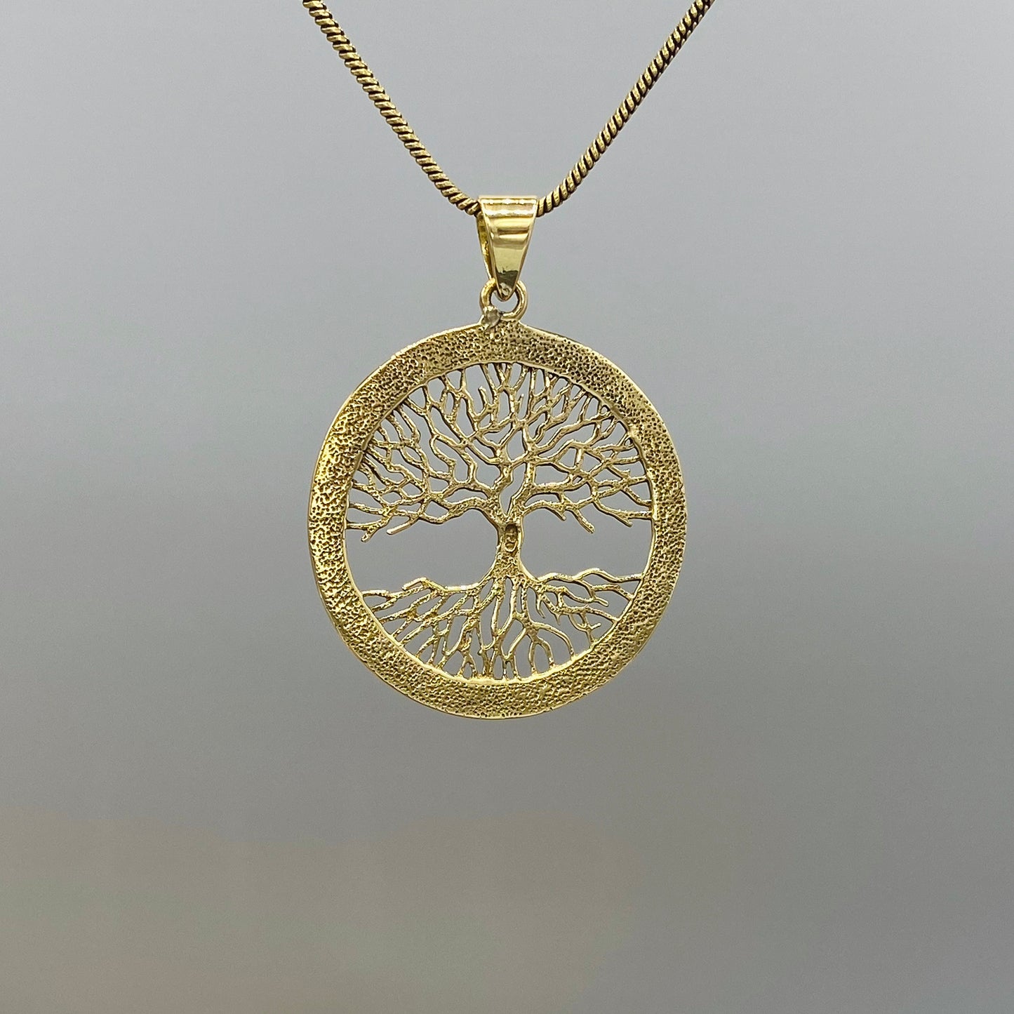 Brass Tree of Life Pendant