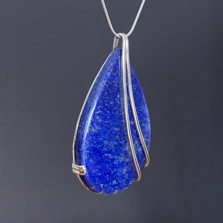 Lapis Lazuli Silver Pendant