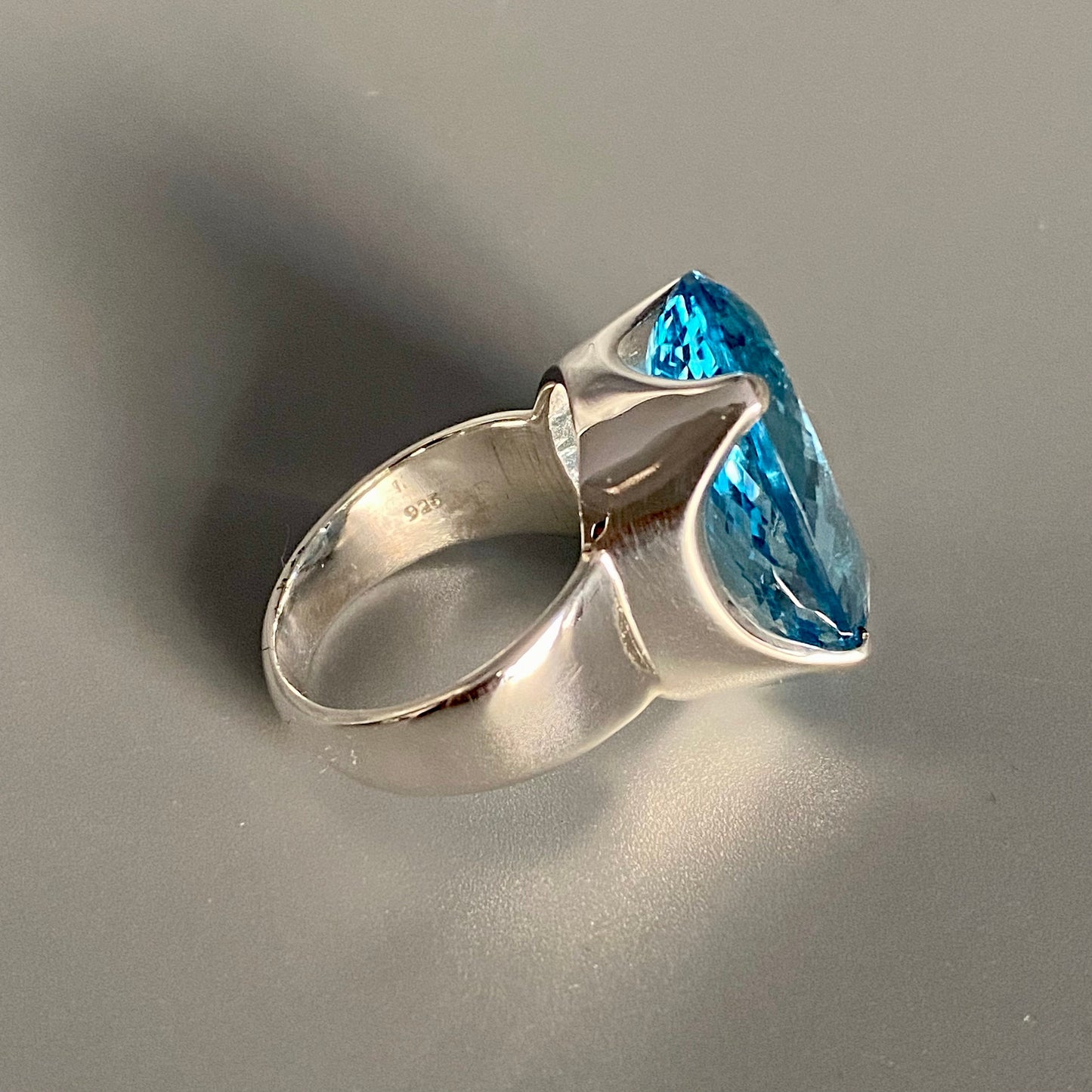 Blue Topaz Ring