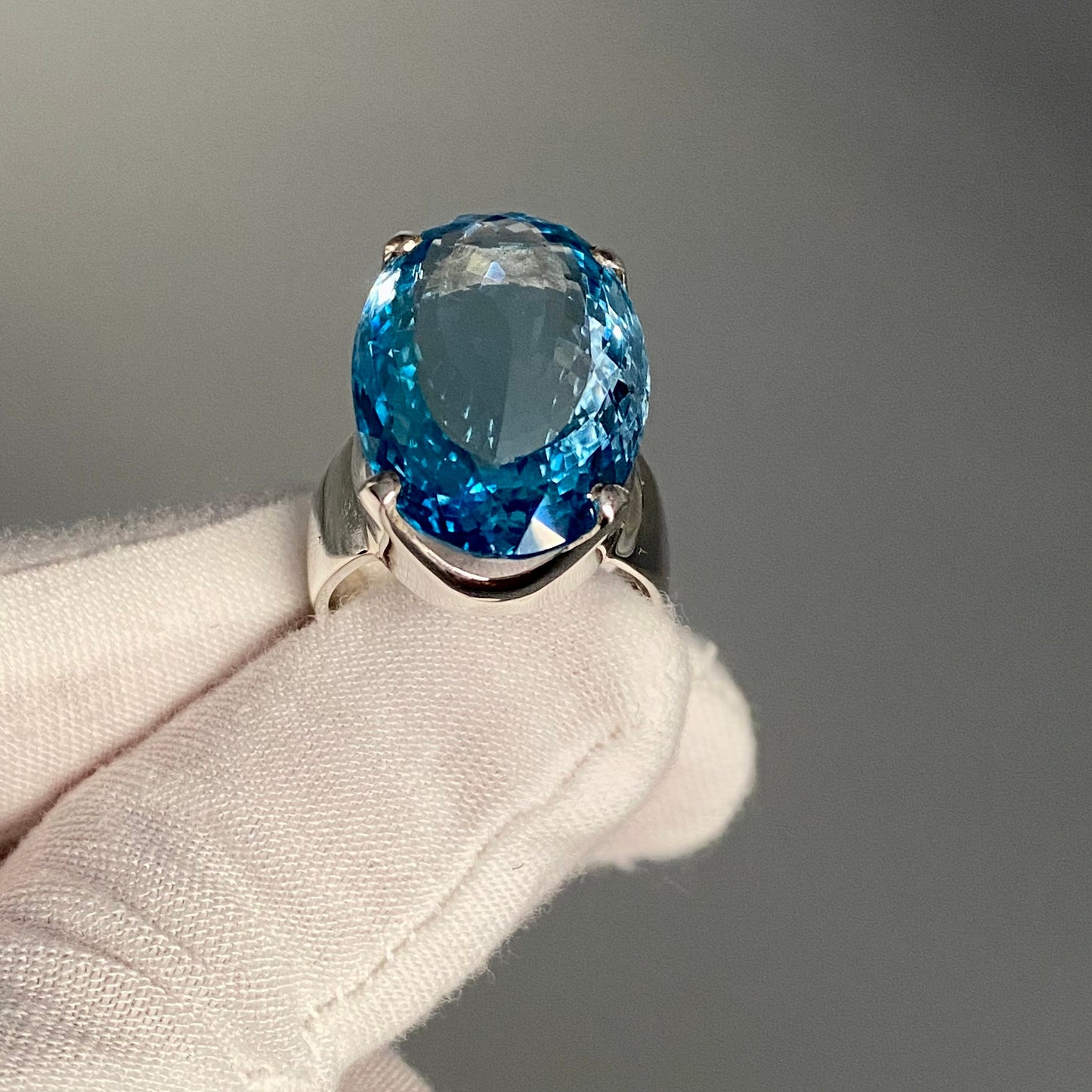 Blue Topaz Ring