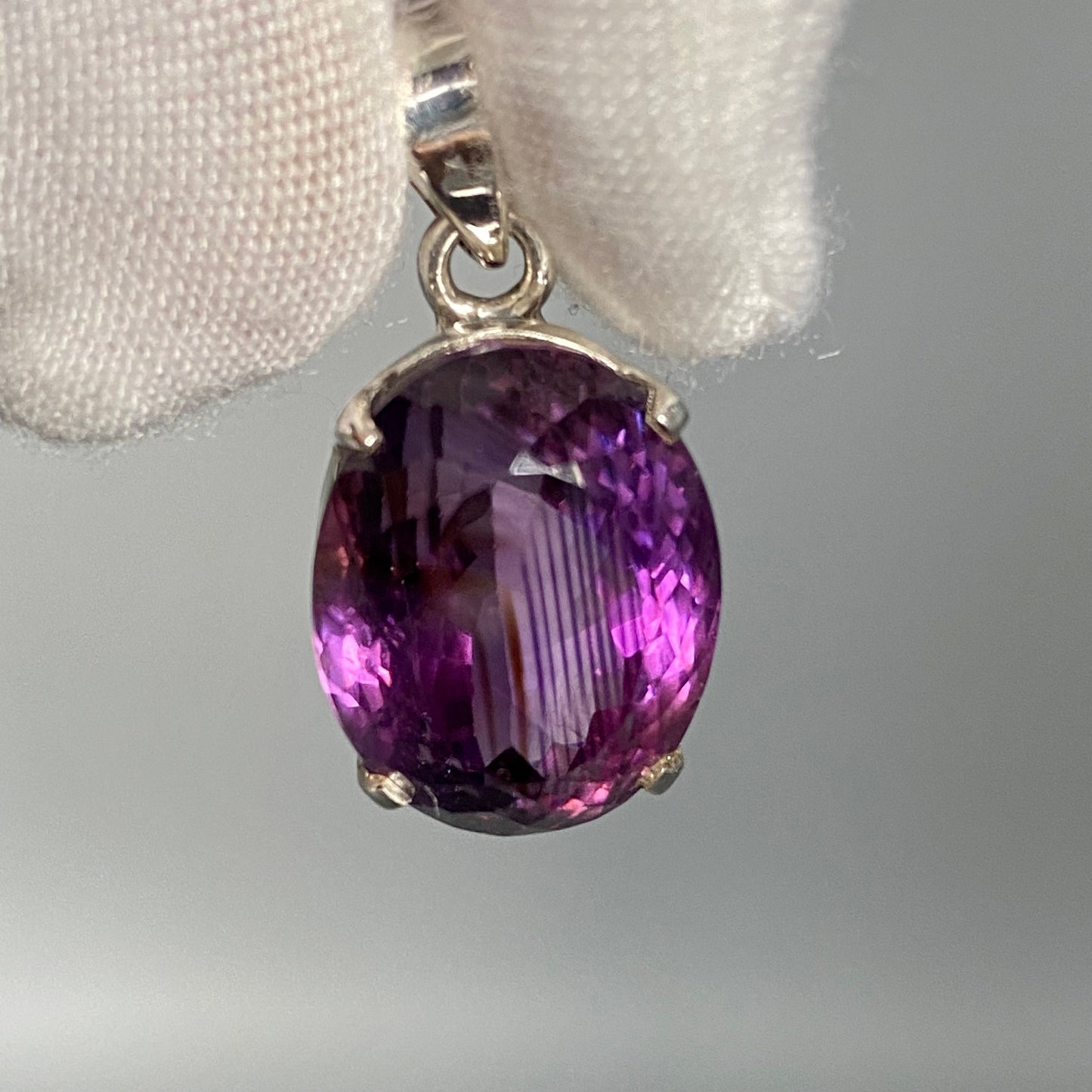 Amethyst Faceted Pendant